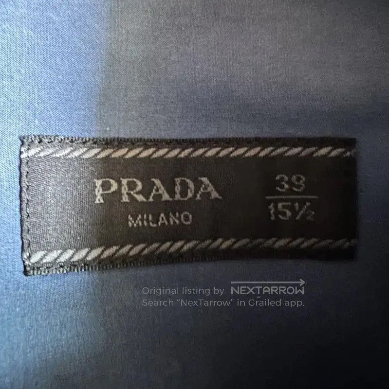 Prada Prada Men's Light Blue Long Sleeve Shirt. Size US L / EU 52-54 / 3 - 4 Thumbnail
