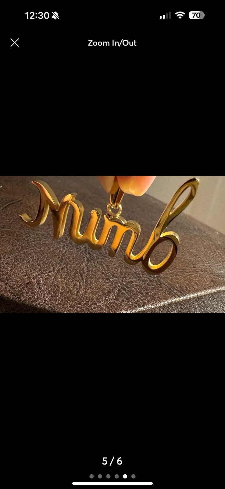 Revenge XXXTentacion Gold NUMB pendant Size ONE SIZE - 5 Thumbnail