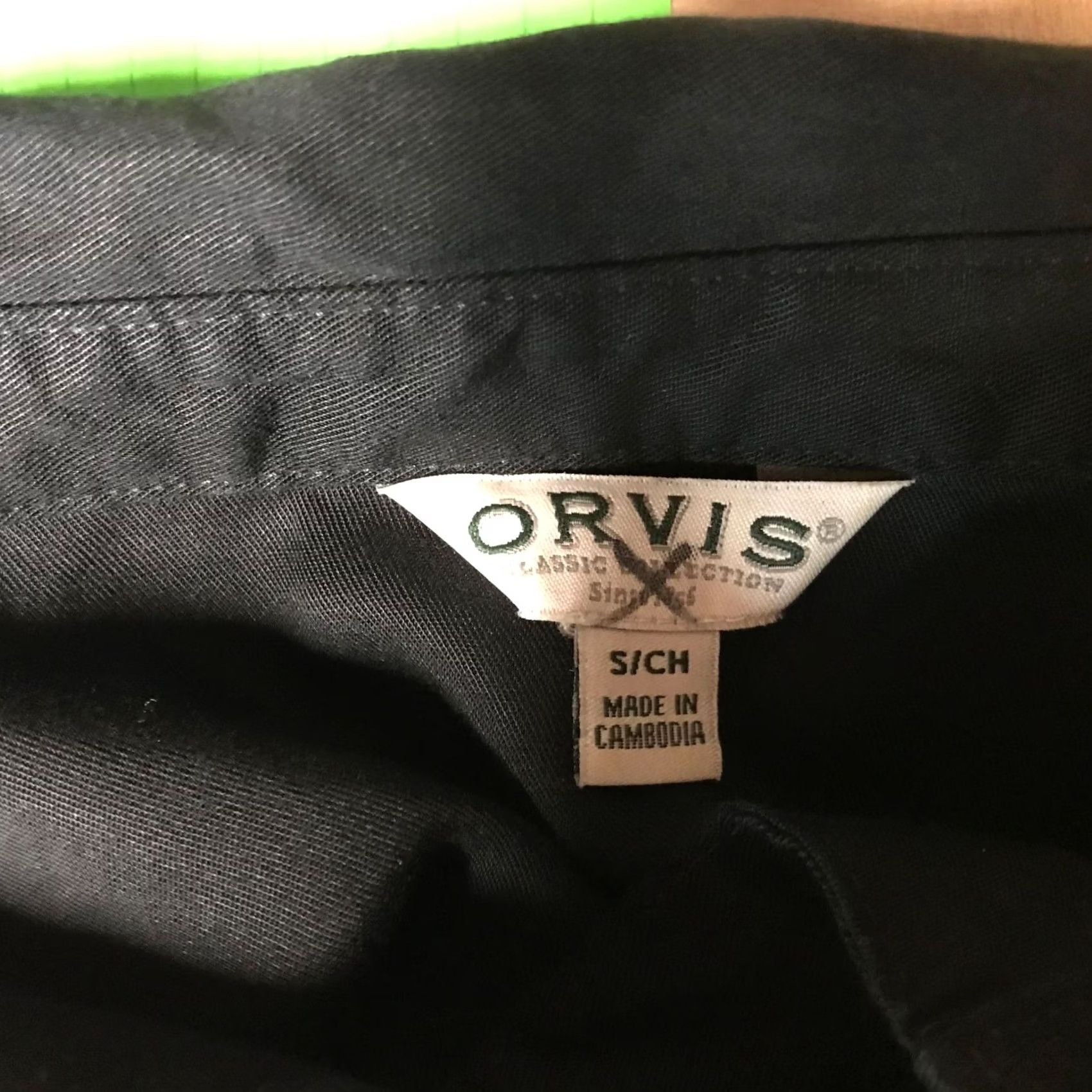 Orvis Orvis Women's S Shirt Dress Black Short Sleeve Collared Lyocell Button Size S / US 4 / IT 40 - 7 Thumbnail