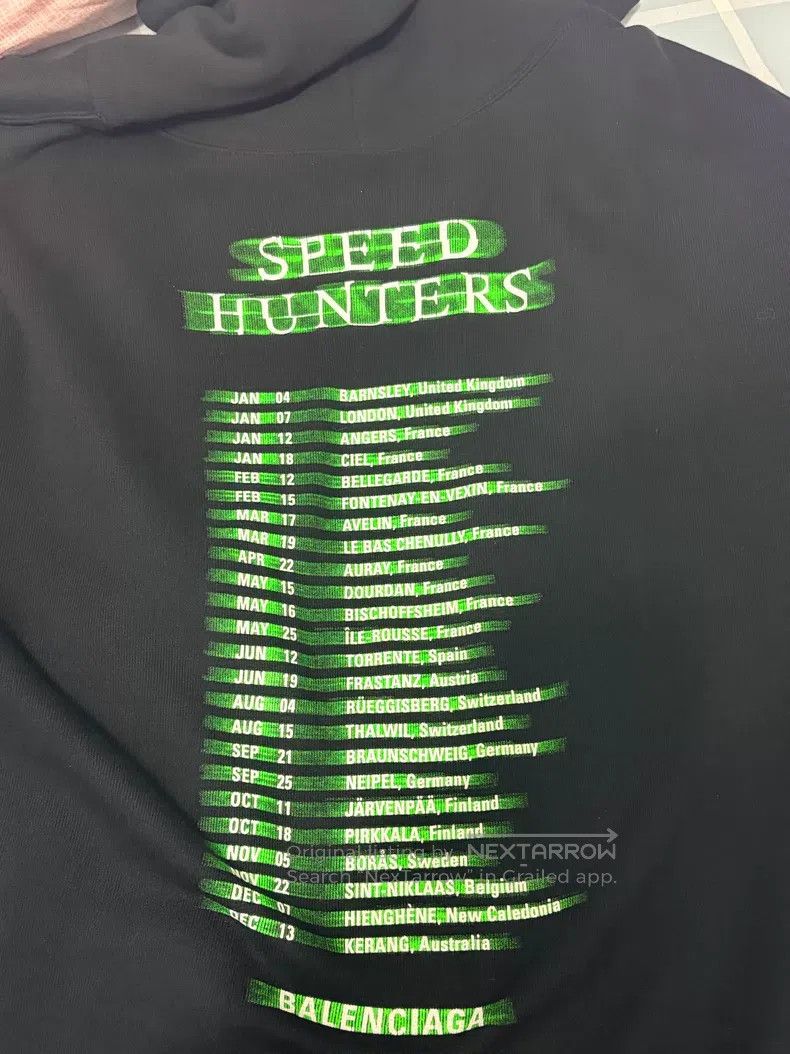 Balenciaga Balenciaga Speed Hunters Band Zip-Up Hoodie Size US S / EU 44-46 / 1 - 3 Thumbnail