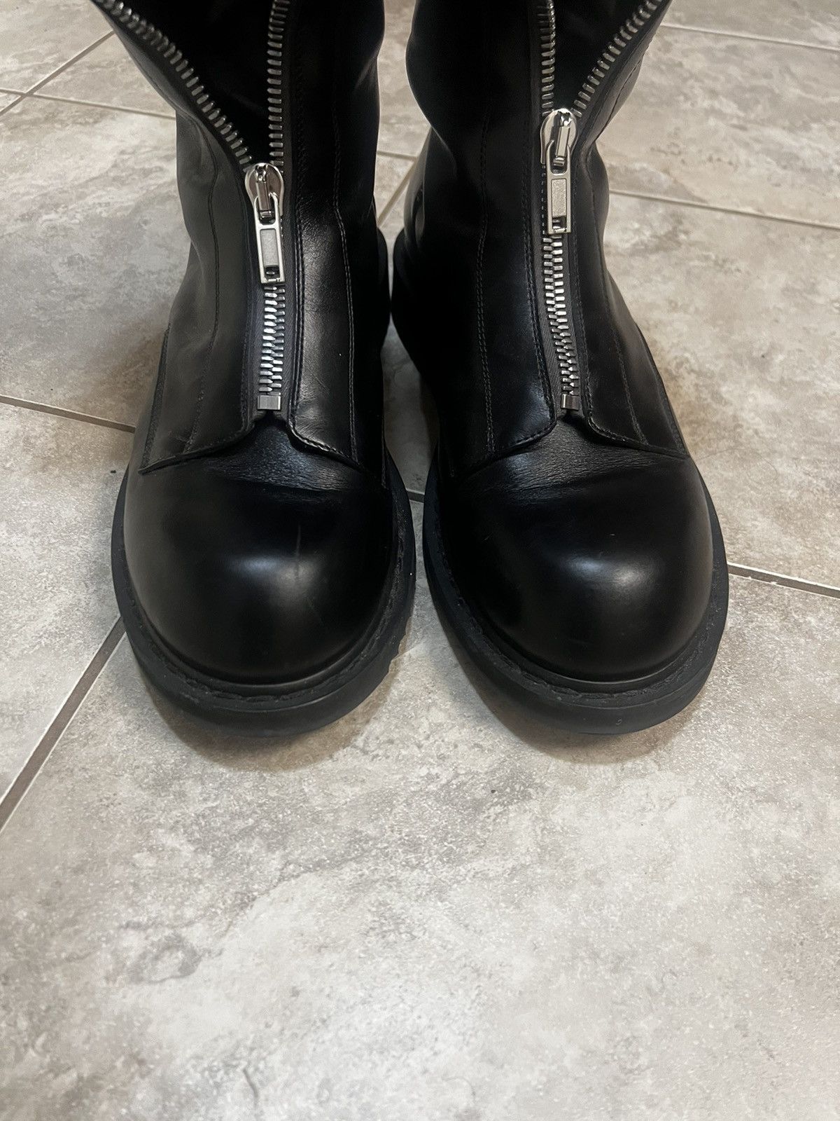 Rick Owens Rick Owens AW22 “Strobe” Basket Creeper Boots Size US 11.5 / EU 44-45 - 3 Thumbnail