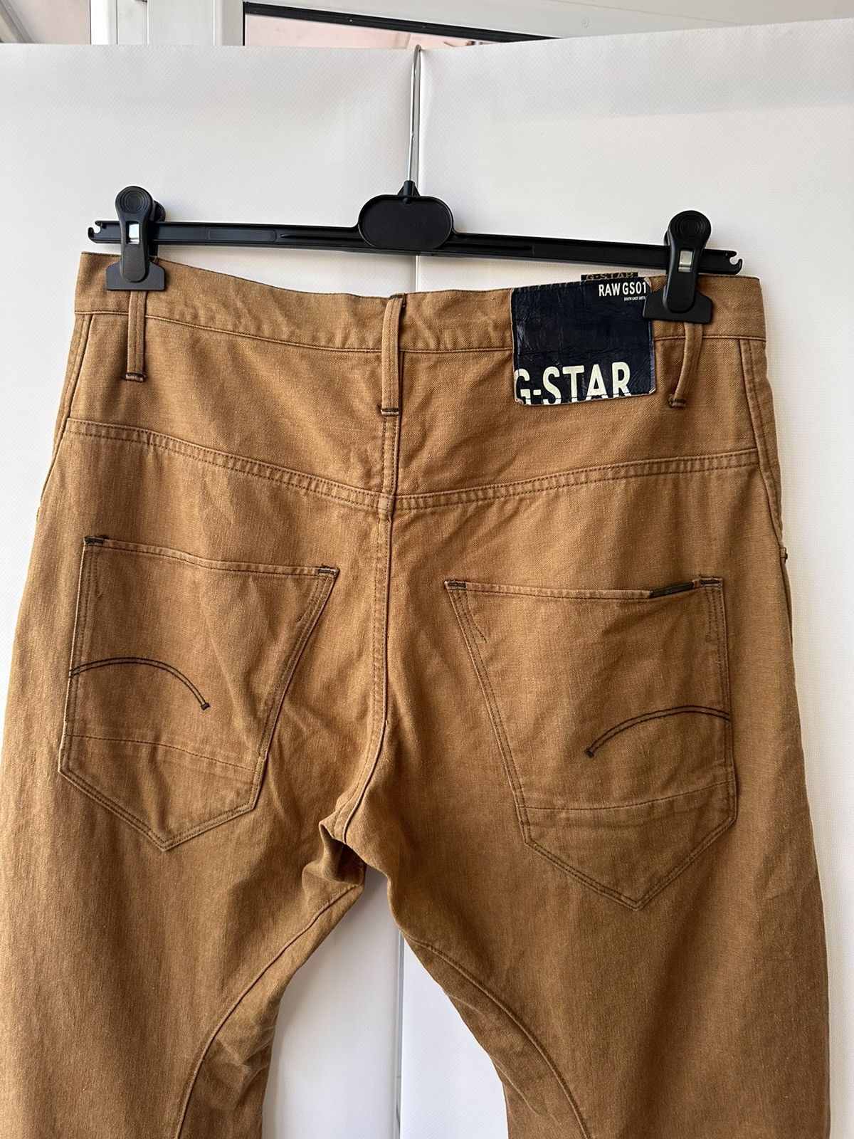 G-Star Vintage G-Star Raw denim banana jeans size 33/34 rare brown Size US 33 - 6 Thumbnail