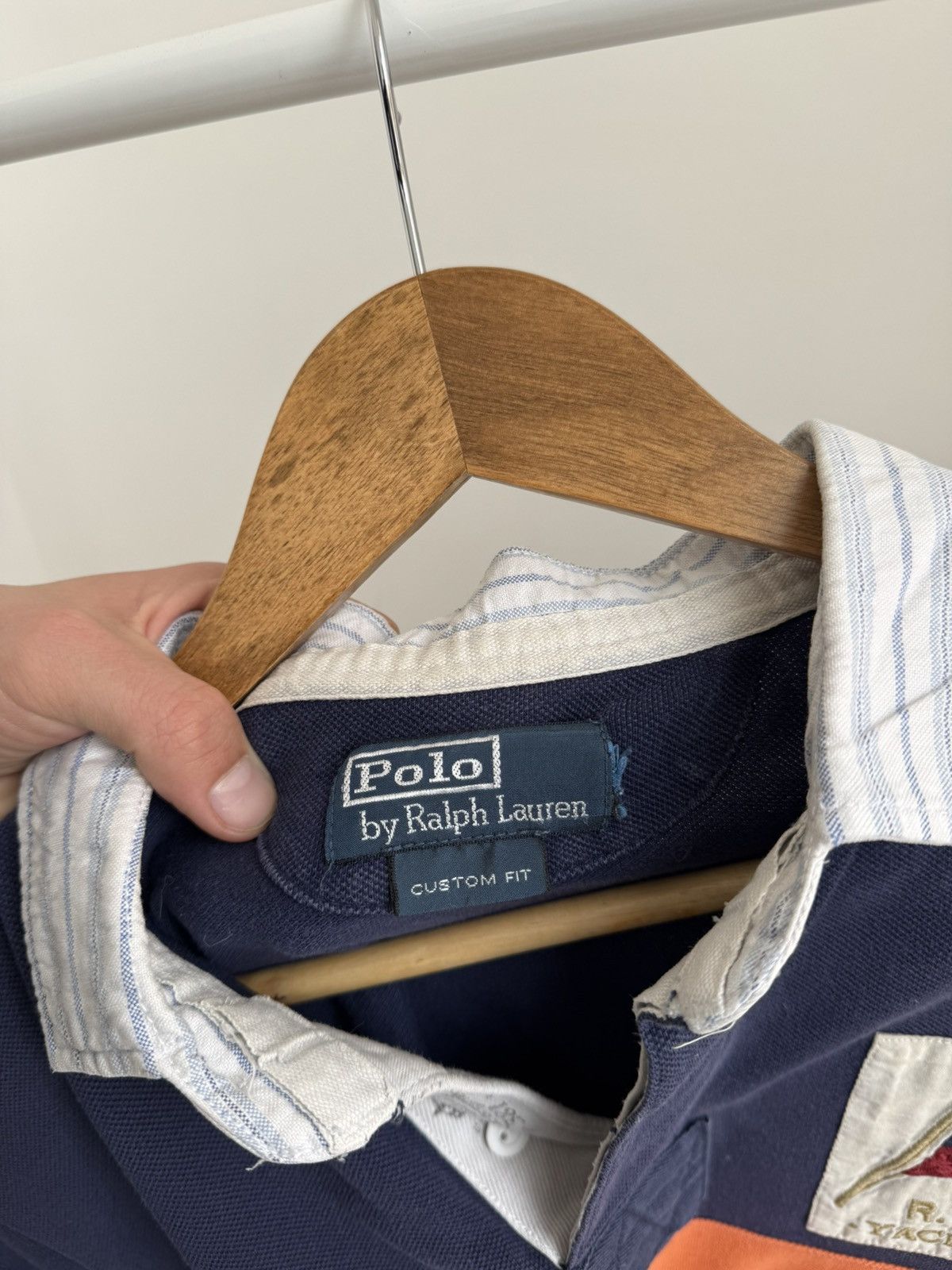 Polo Ralph Lauren × Vintage Vintage Polo Ralph Lauren Yacht Club polo tee Size US XL / EU 56 / 4 - 8 Thumbnail