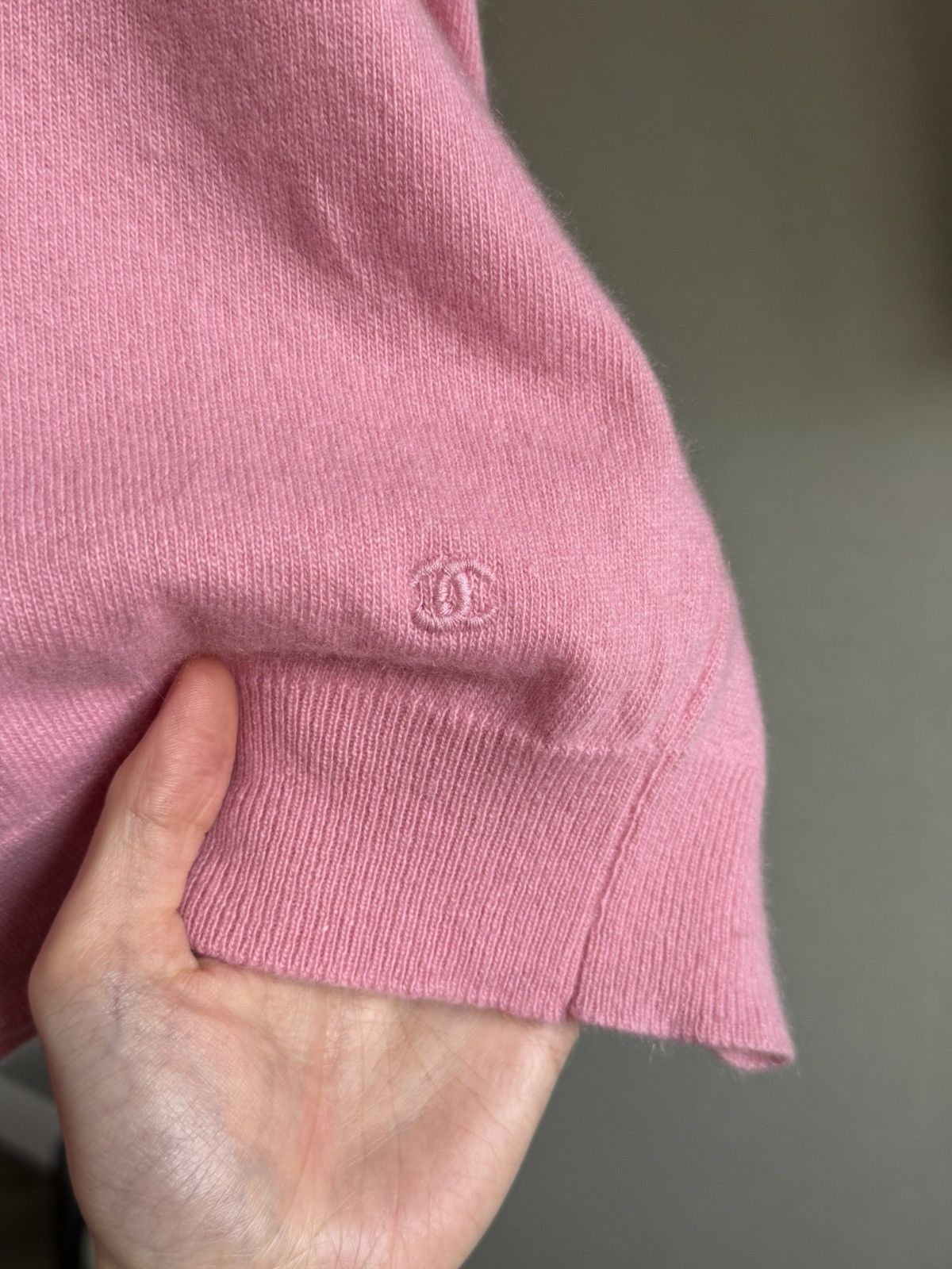 Chanel Vintage Chanel Cashmere top Size L / US 10 / IT 46 - 6 Thumbnail