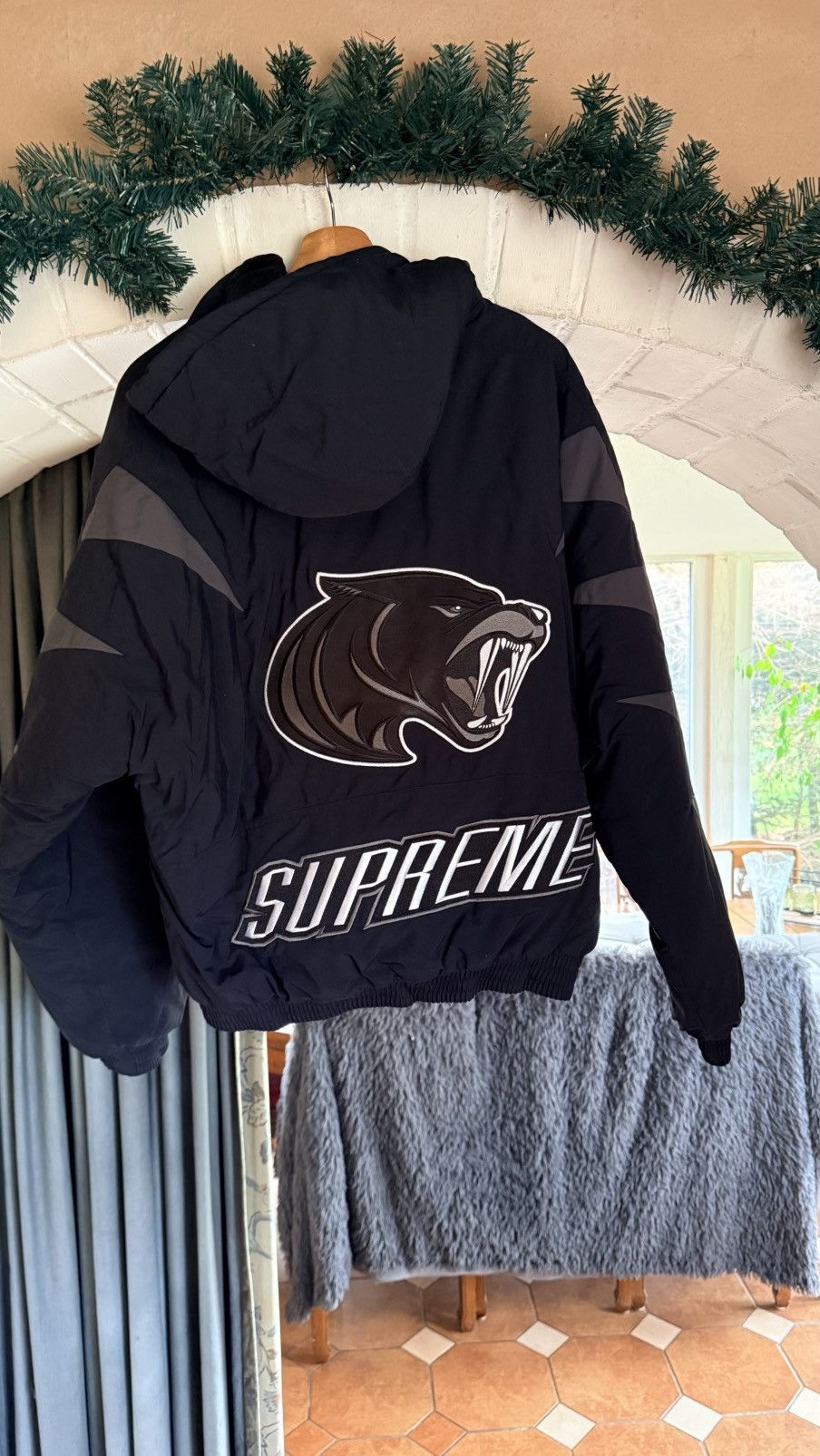 Supreme Supreme Wildcat Sideline Puffer Black FW23 Size US L / EU 52-54 / 3 - 2 Thumbnail