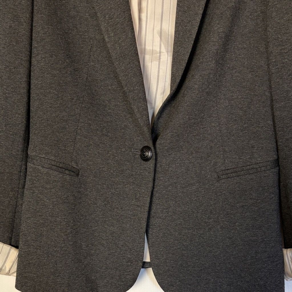 Zara Printed Cuff Blazer EUC Sz M