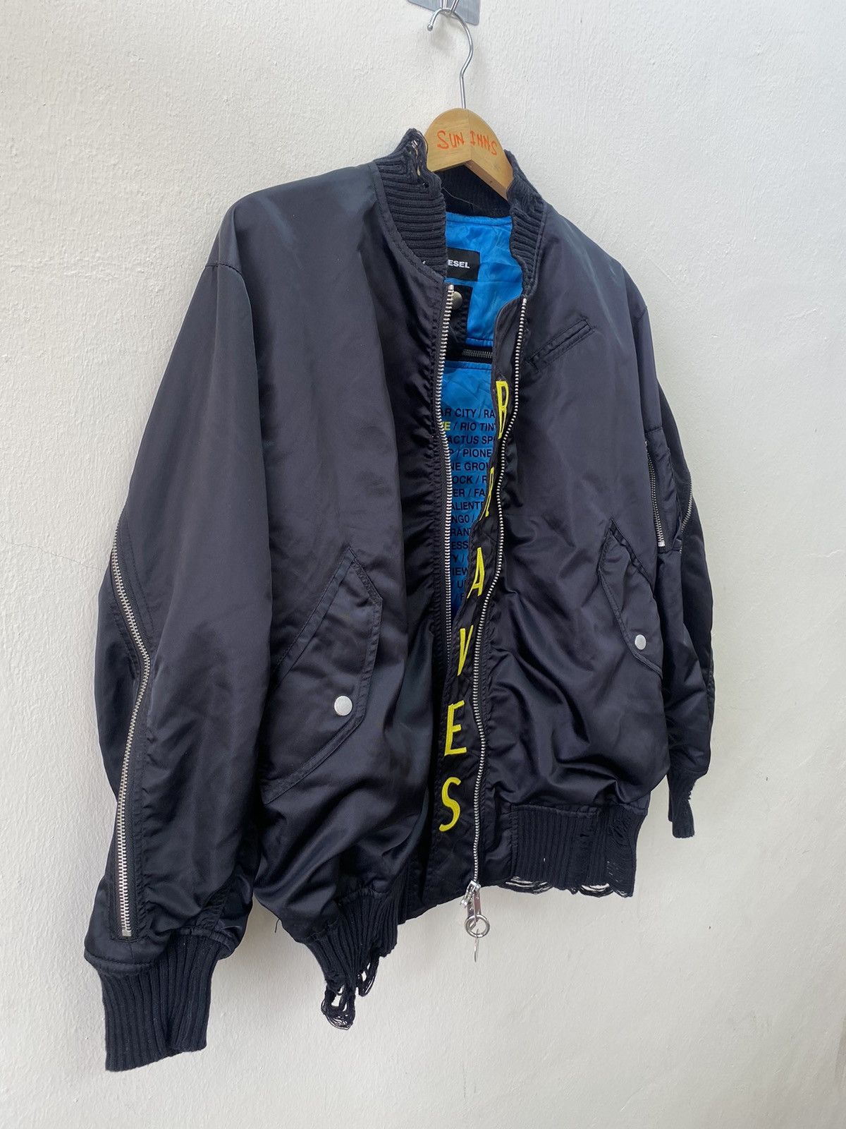 Diesel Diesel Braves Star City Bomber Jacket Size US L / EU 52-54 / 3 - 8 Thumbnail