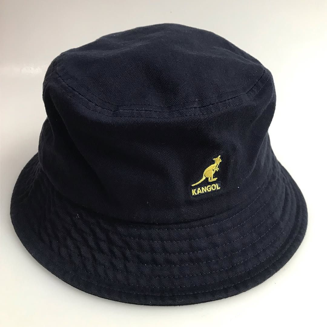 Kangol Kangol of london Black Bucket Hat Stone washed bucket hat Size ONE SIZE - 1 Thumbnail
