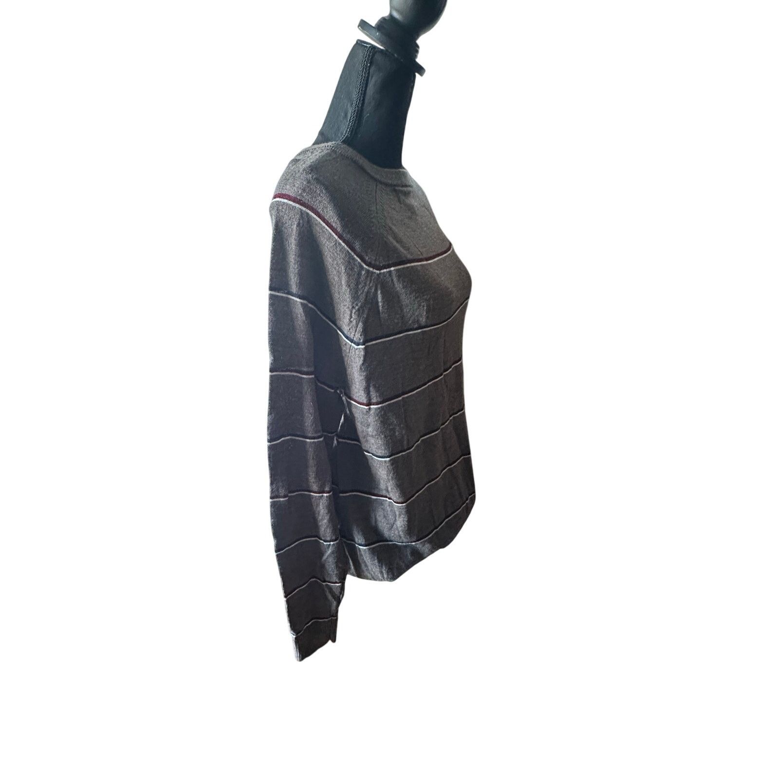 Banana Republic Banana Republic Men’s Striped Merino Wool Sweater Size US L / EU 52-54 / 3 - 4 Thumbnail