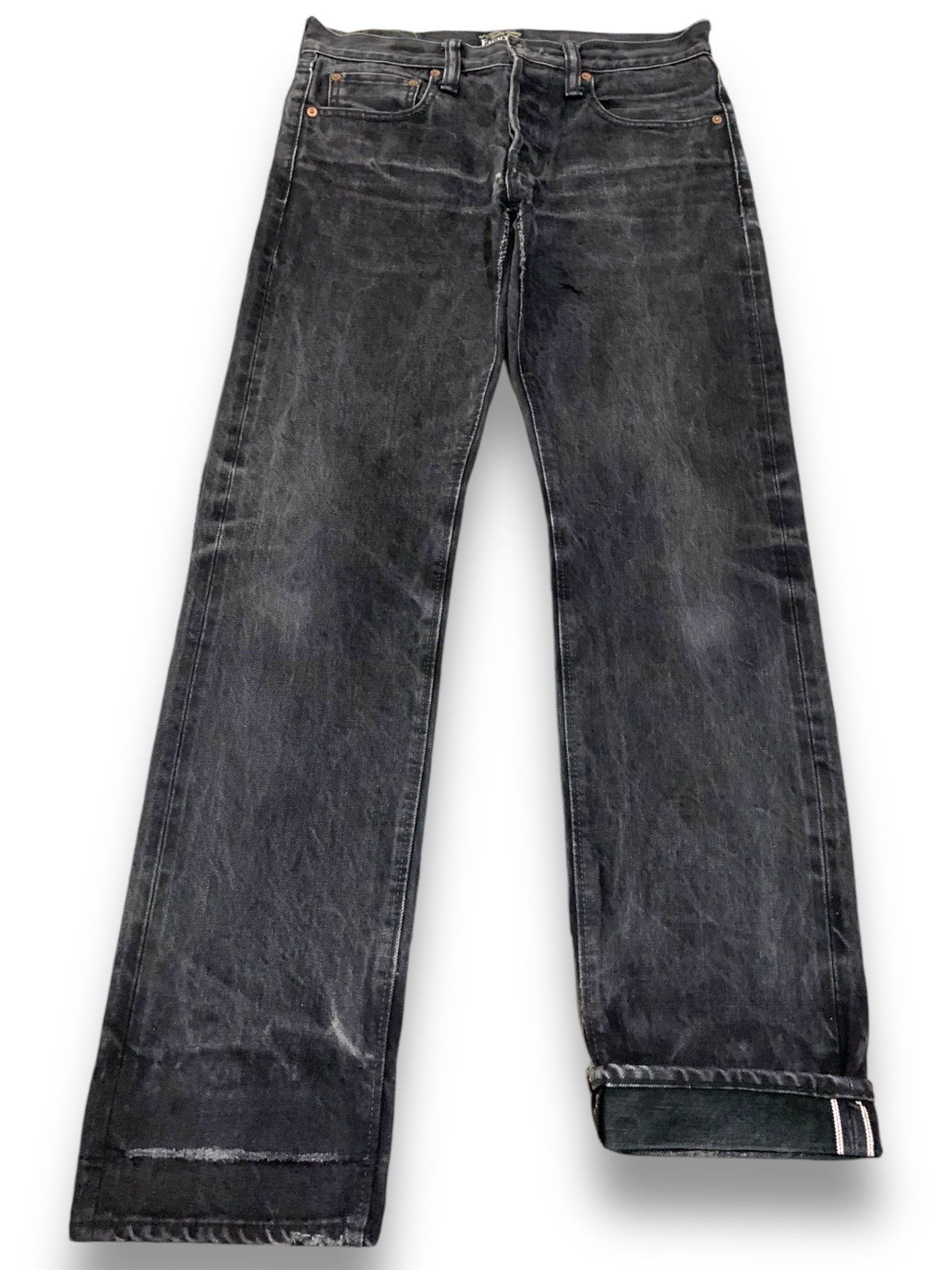 EIGHT-G Vintage Japanese Brand Eight-G Selvedge Distressed Jeans Size US 30 / EU 46 - 1 Thumbnail