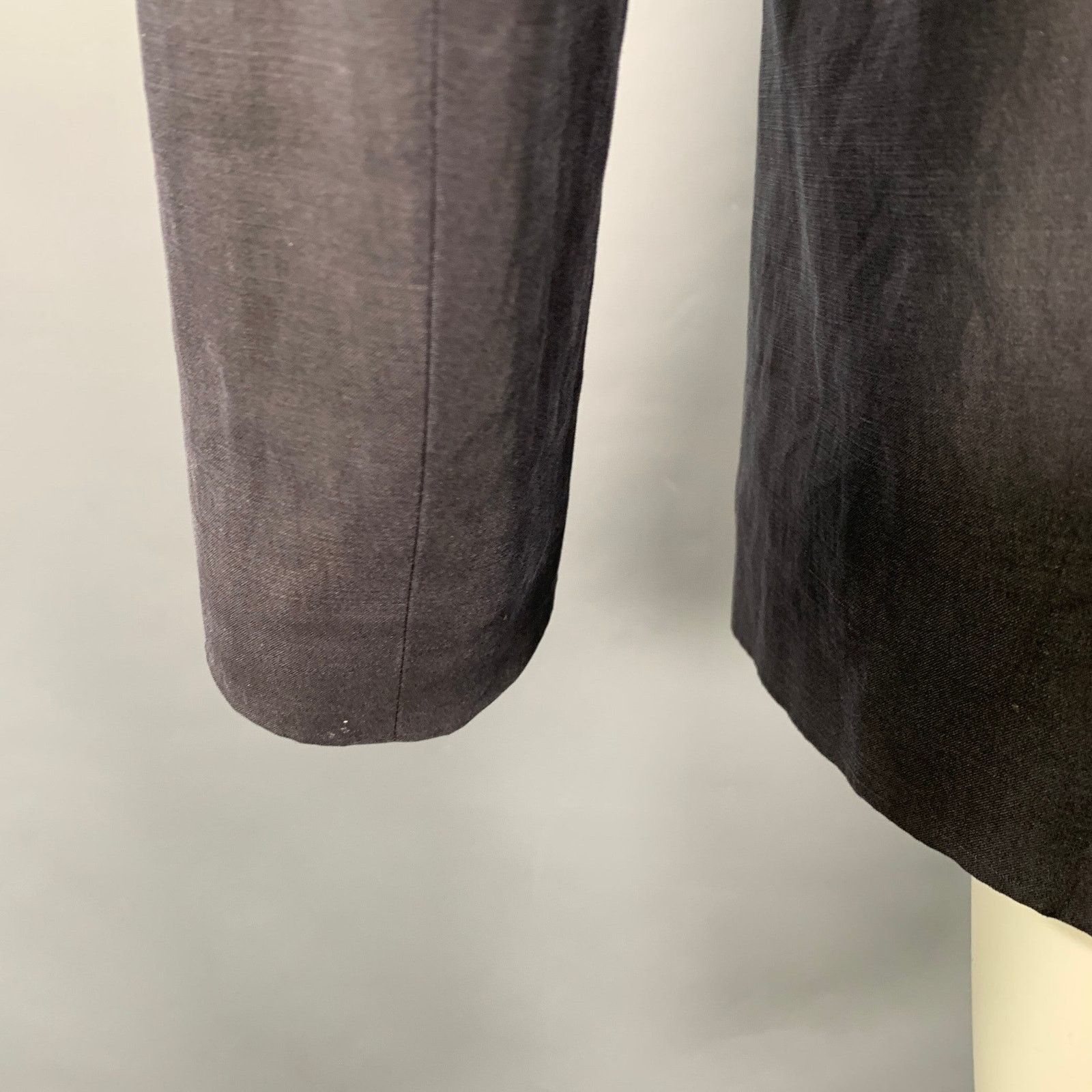 Paul Smith Size 38 Black Cotton Blend Single Breasted Sport Coat Size 38R - 4 Thumbnail