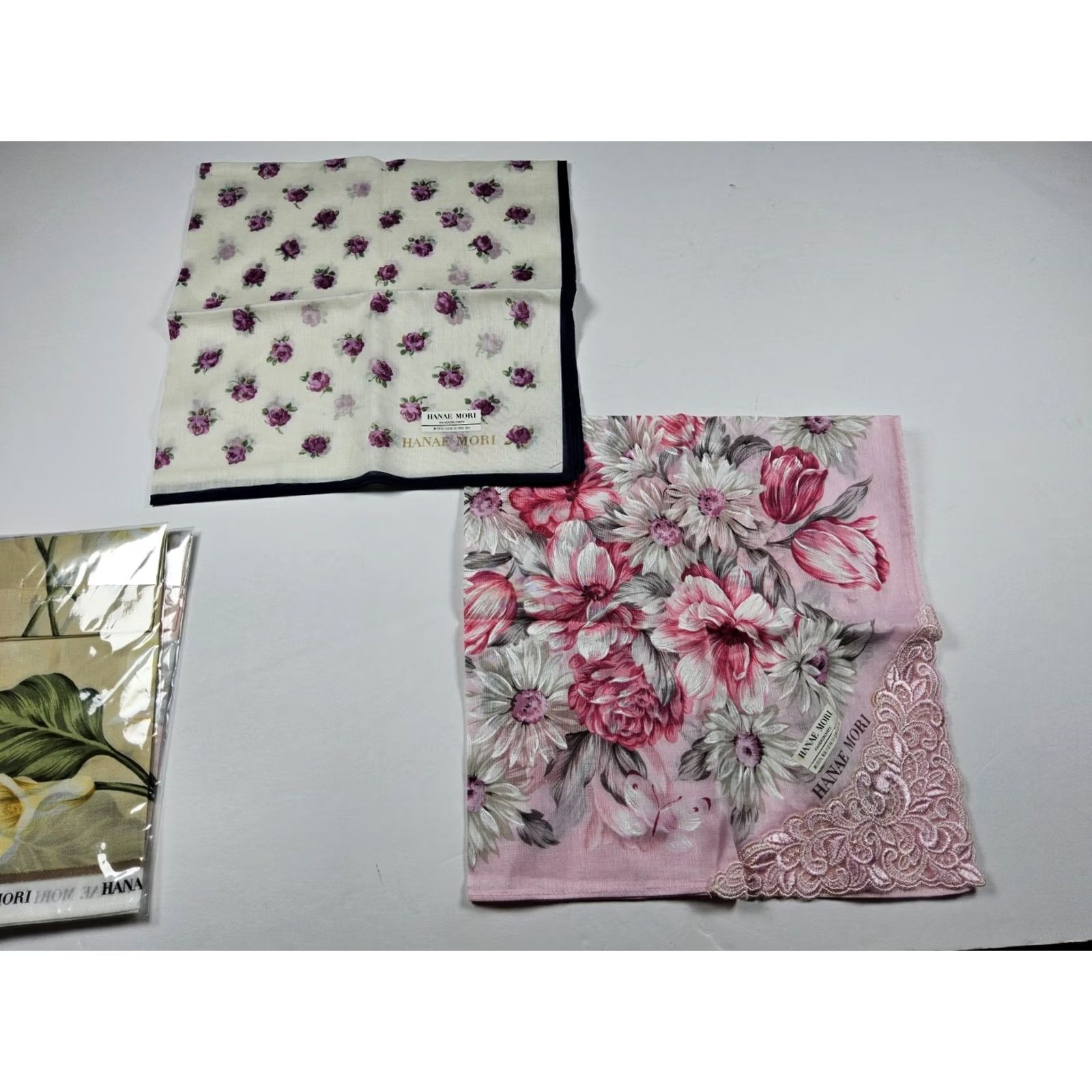 Hanae Mori Hanae Mori Lot Of 4 Handkerchief Neckerchief Bandana Scarf Size ONE SIZE - 4 Thumbnail