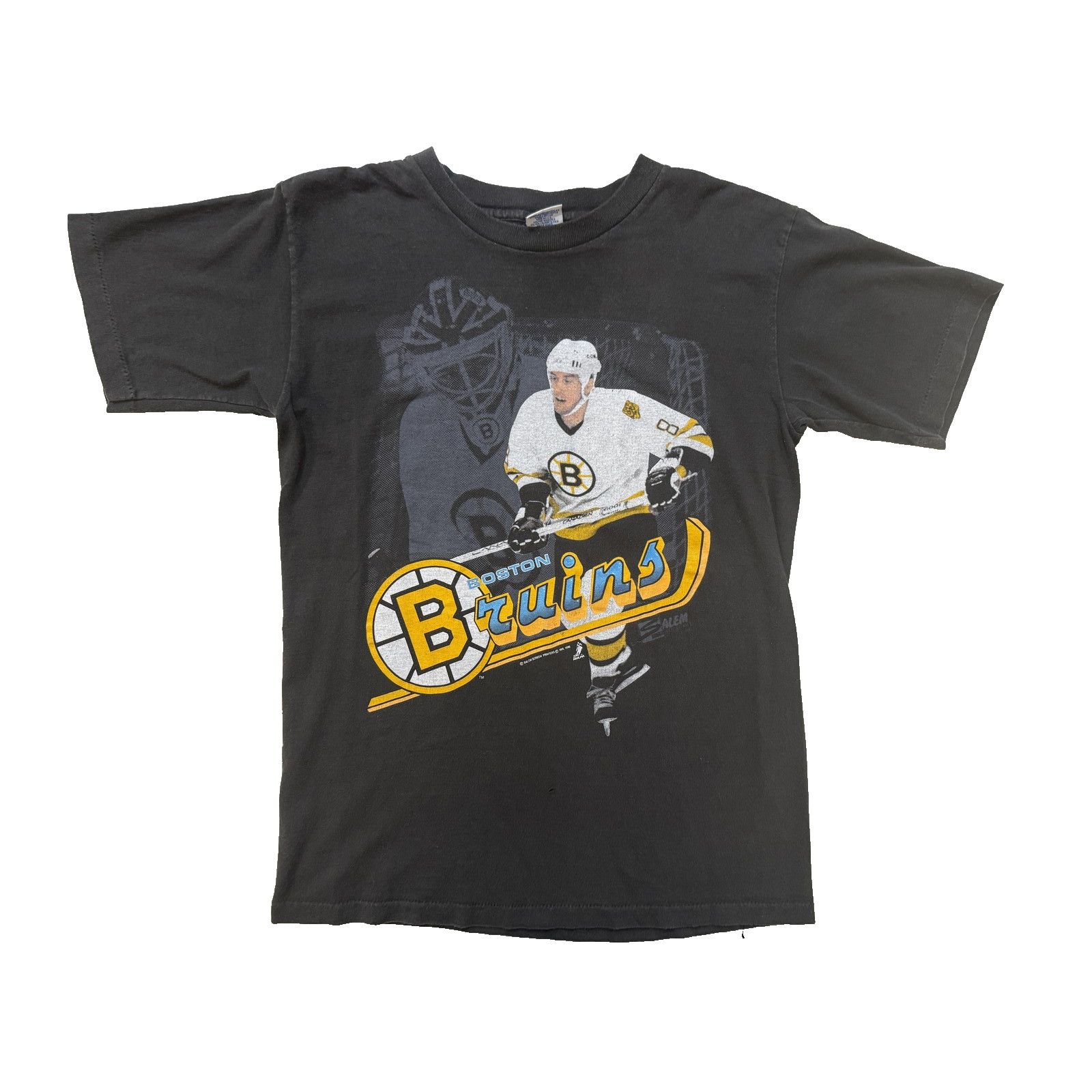 Vintage 90s Boston Bruins Shirt Mens MED NHL Salem S Stitch