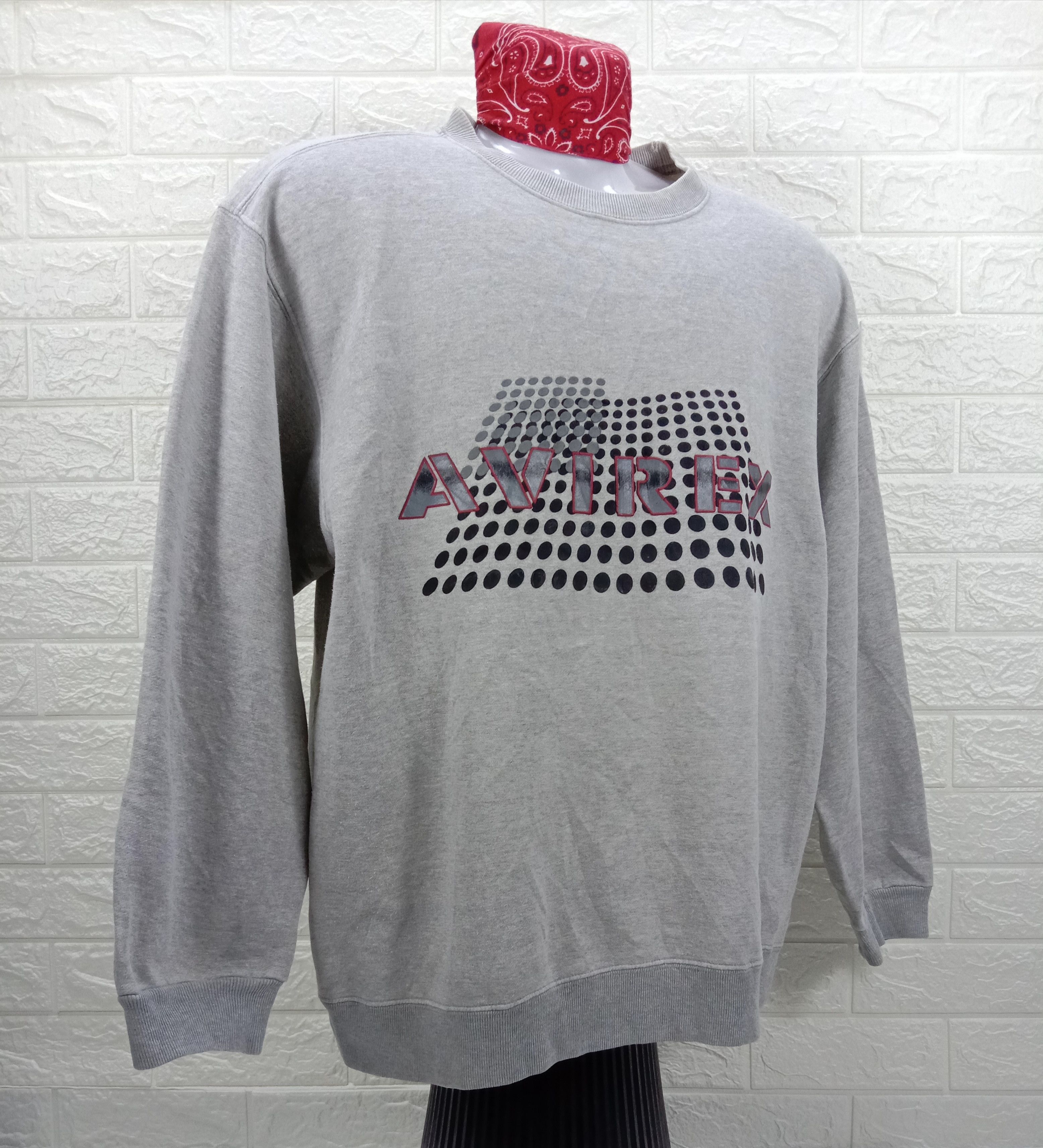 Avirex Vintage Avirex Spellout Sweatshirt Size US XL / EU 56 / 4 - 2 Thumbnail