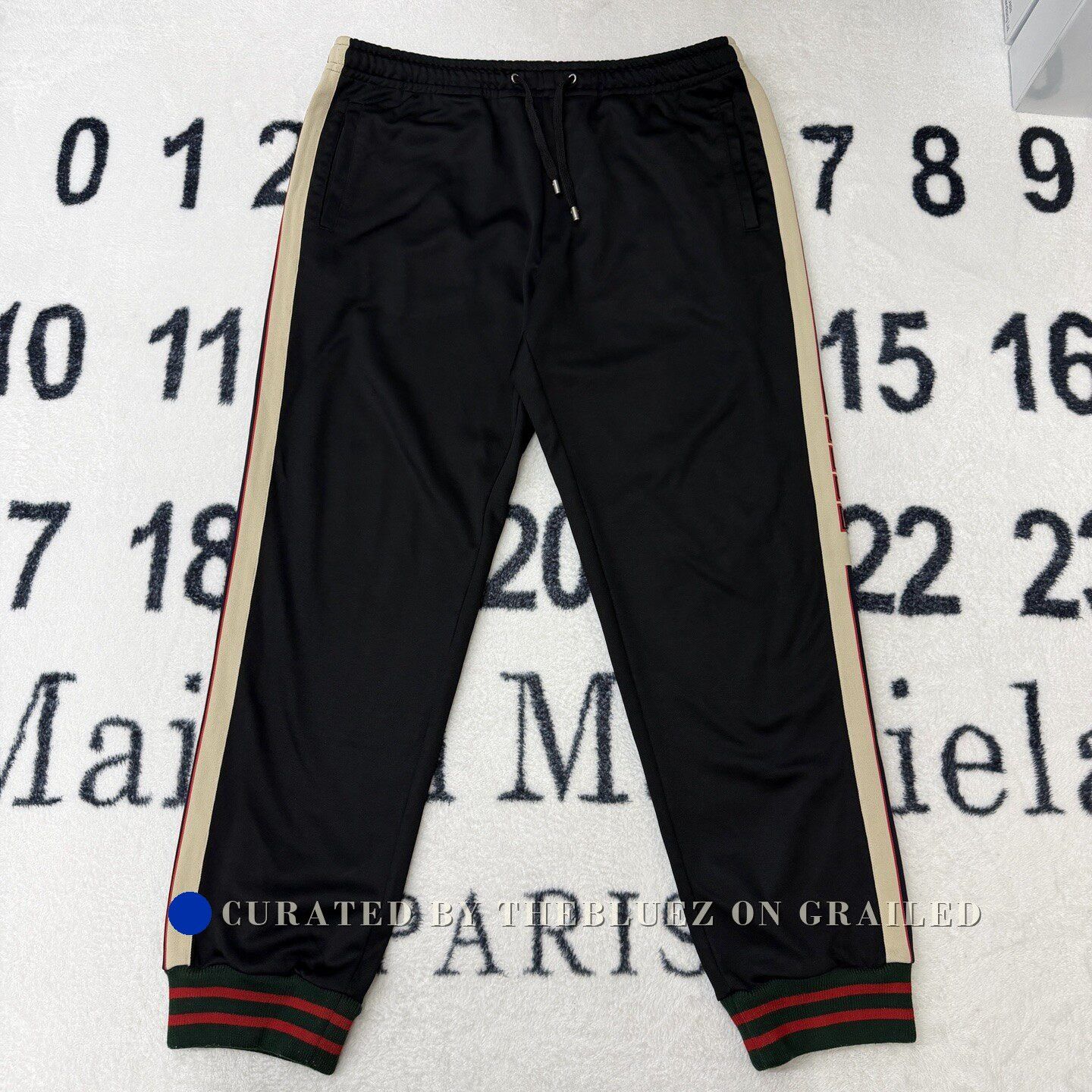 Gucci Gucci Black Logo Stripe Pants Size US 36 / EU 52 - 1 Thumbnail