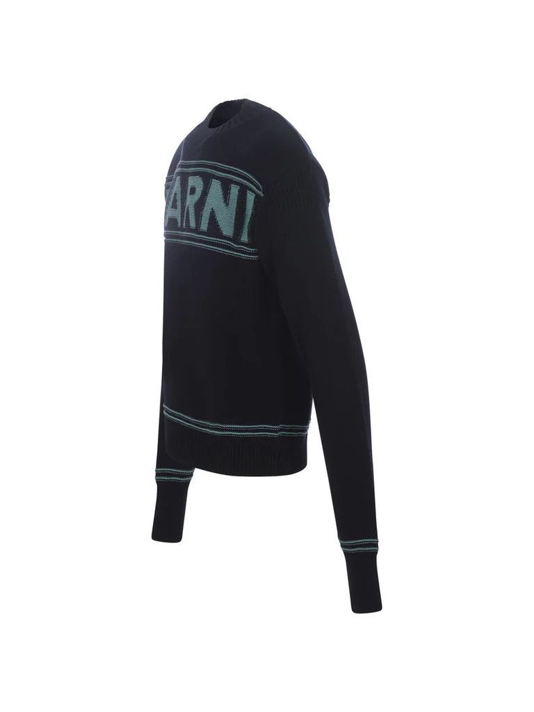 Marni o1srvl11e0624 Sweater in Blue Size US M / EU 48-50 / 2 - 3 Thumbnail