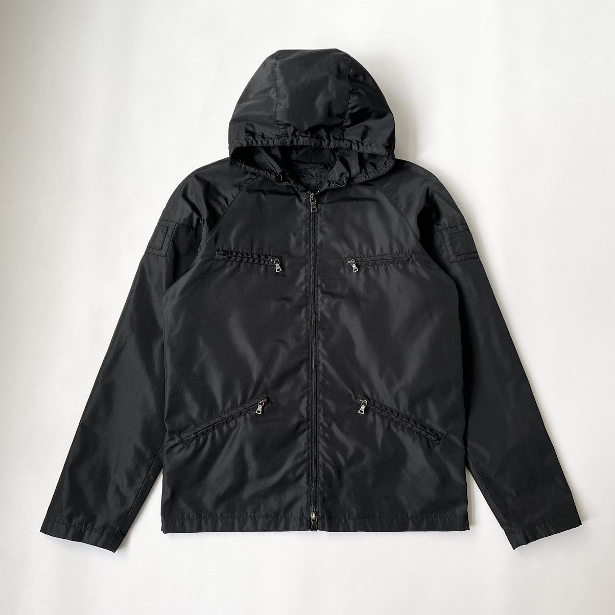 Prada S/S 07 Black Nylon Utility Jacket Size US M / EU 48-50 / 2 - 17 Thumbnail