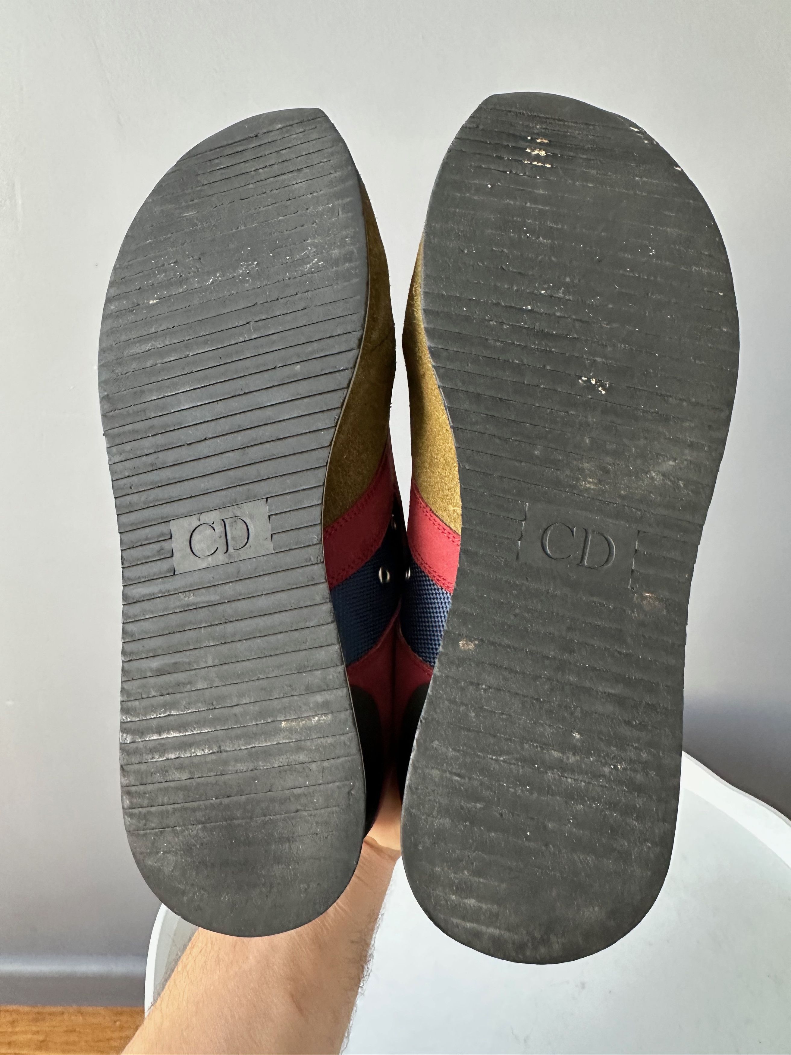 Dior 2014 A/W DIOR Homme low top suede sneakers Multicolor Size US 10 / EU 43 - 10 Thumbnail