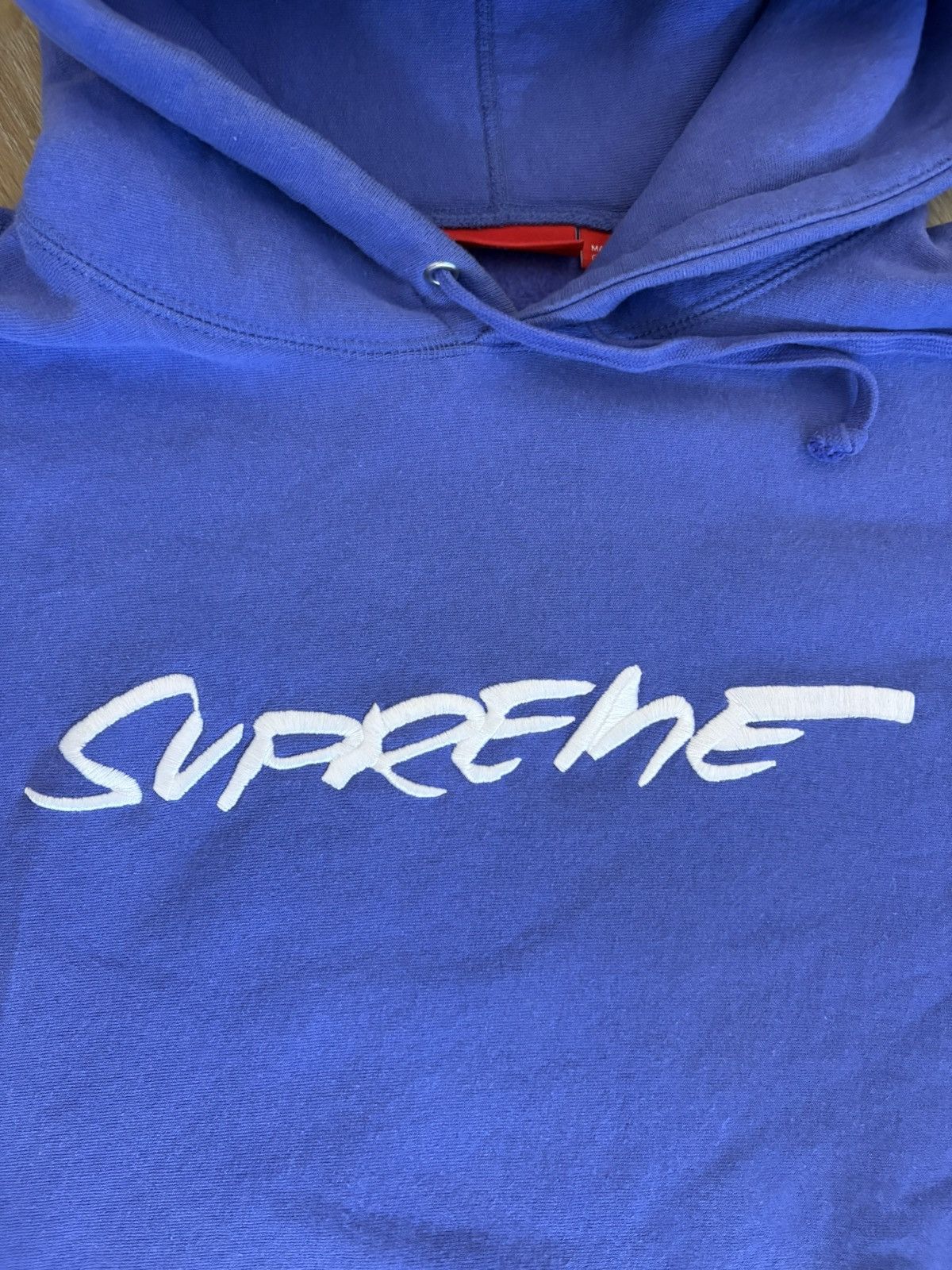 Supreme Supreme Futura Logo Hooded Sweatshirt Lavender Large Size US L / EU 52-54 / 3 - 2 Thumbnail