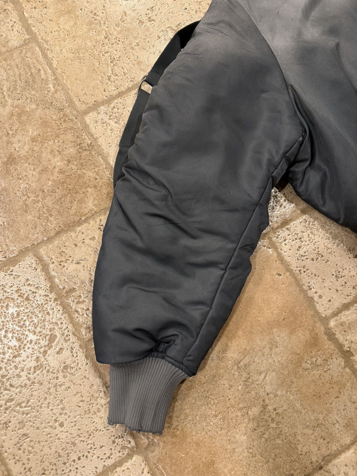 Acne Studios Acnes Studios Olana Distressed Wash Green Bondage Bomber Size US M / EU 48-50 / 2 - 9 Thumbnail