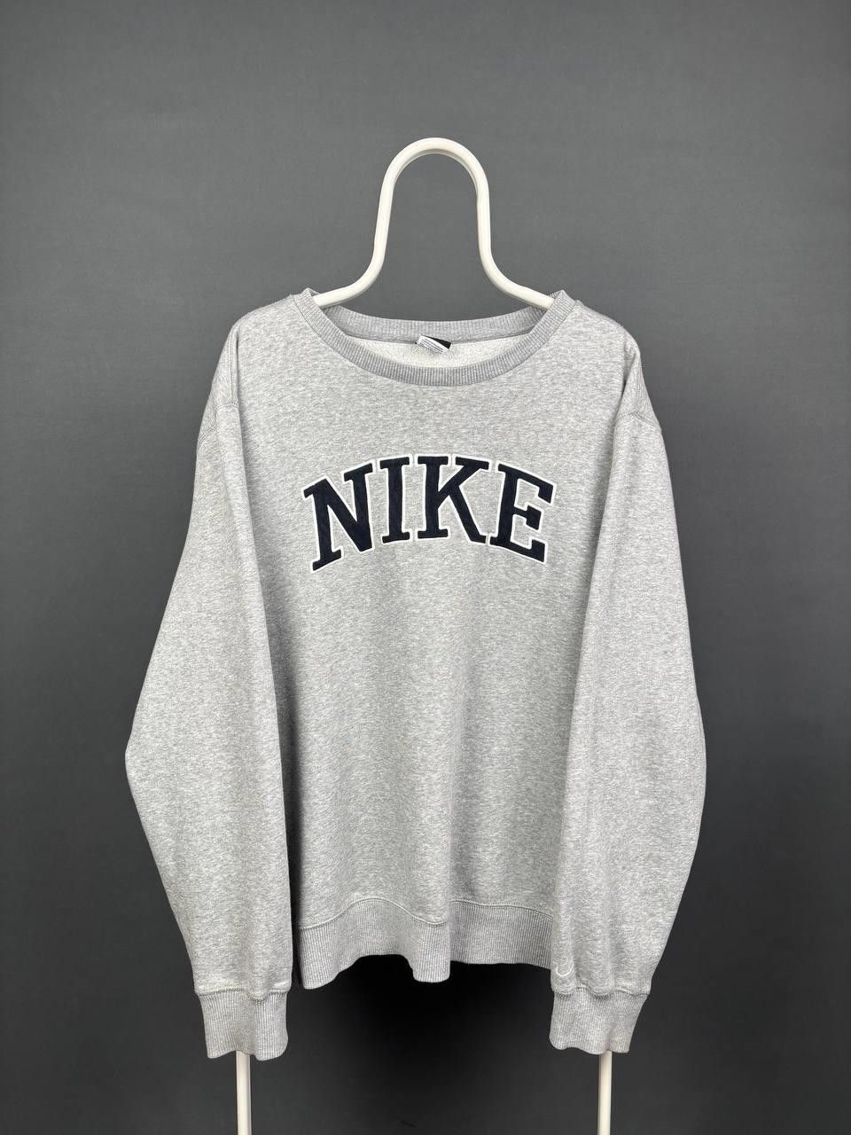 Nike Nike Sweatshirt Size XXL Gray Big Logo Vintage Size US XXL / EU 58 / 5 - 1 Thumbnail
