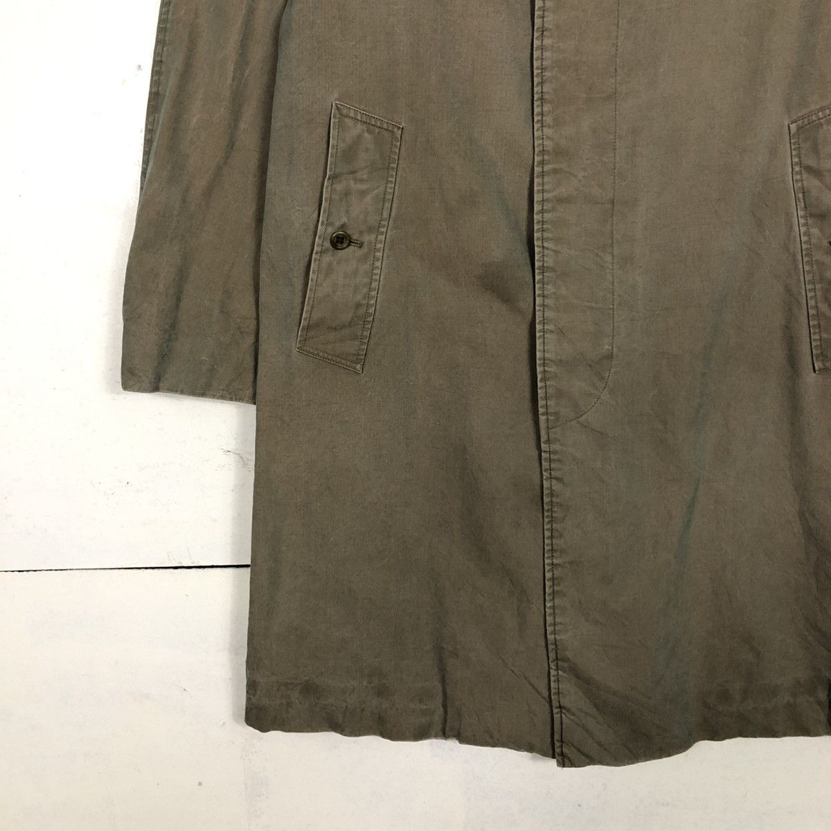 Burberry 💥VINTAGE TRENCH COAT LONG JACKET BURBERRYS MADE IN ENGLAND Size US M / EU 48-50 / 2 - 7 Thumbnail