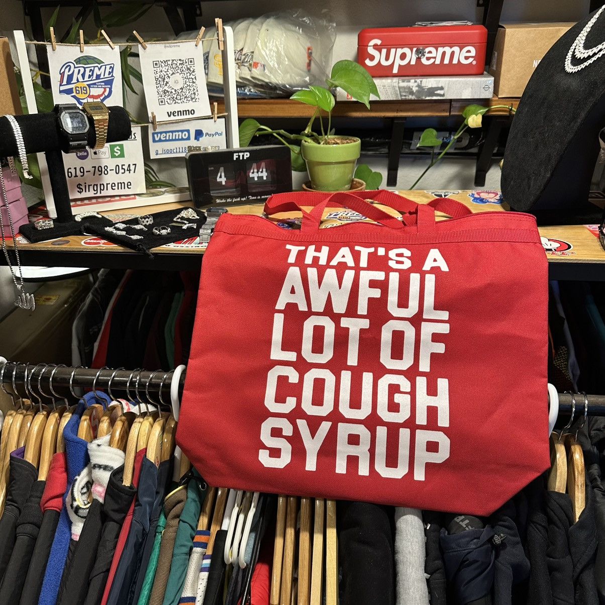 Awful Lot of Cough Syrup Awful lot of cough syrup zipper tote bag Size ONE SIZE - 1 Thumbnail