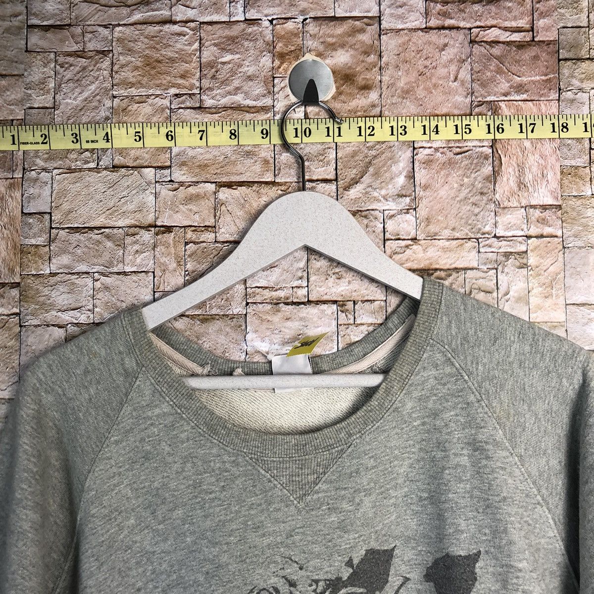 Other Rodeo Crown union made skull Grey Sweatshirt #A295 Size US L / EU 52-54 / 3 - 5 Thumbnail
