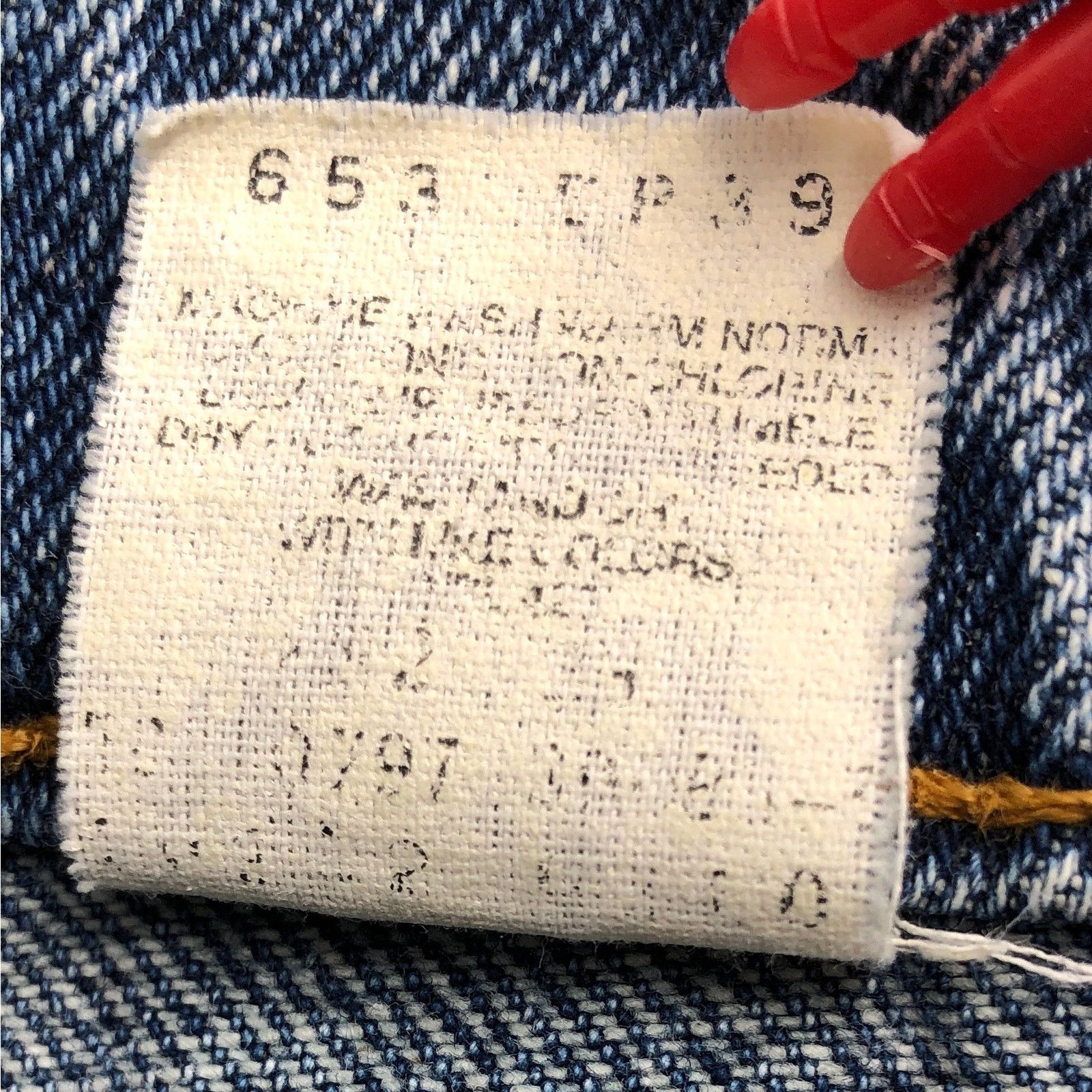 Levi's × Vintage 90s Levis 912 slim fit jeans 1990s vintage Size 27" / US 4 / IT 40 - 9 Thumbnail