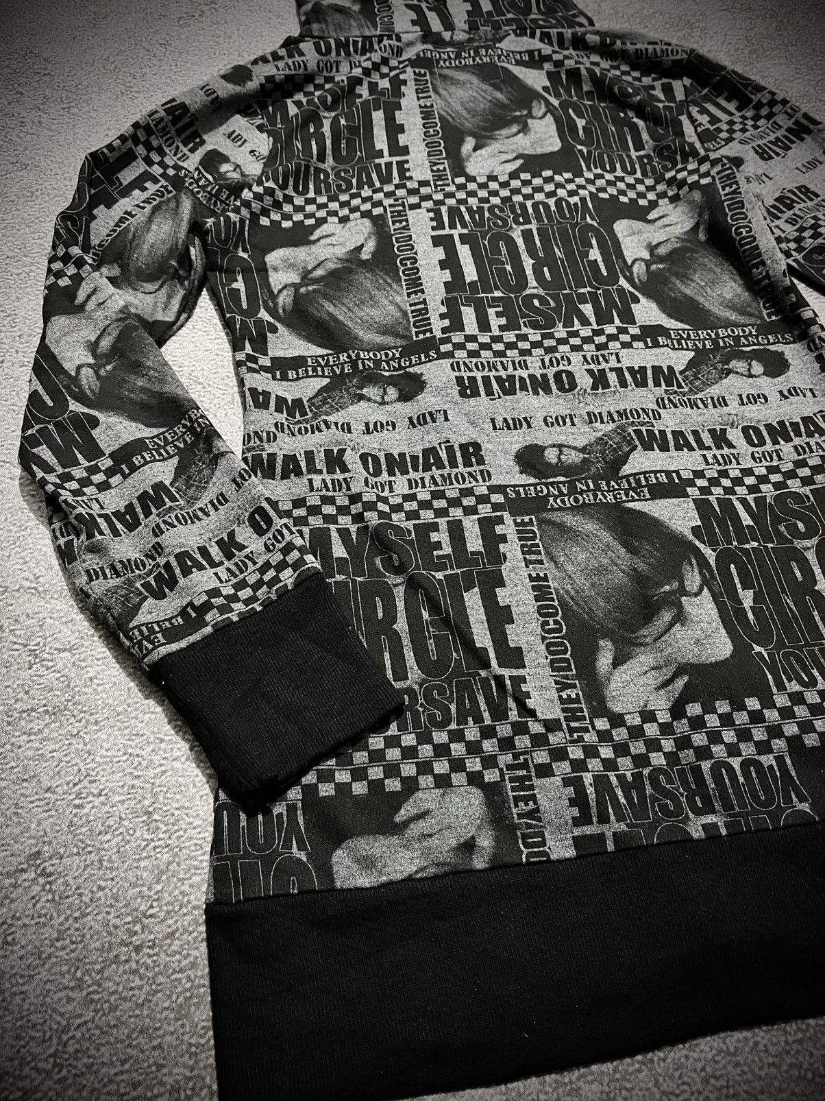 Japanese Brand Japanese Blue Strive Full Print Zip Hoodie y2k Size M / US 6-8 / IT 42-44 - 7 Thumbnail
