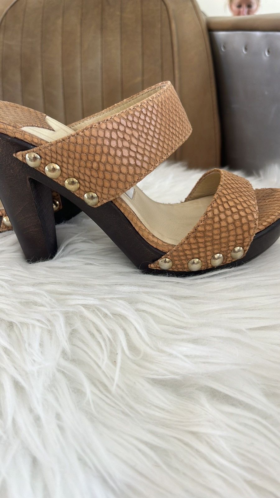 Jimmy Choo Jimmy Choo, snake skin heels Size US 6 / IT 36 - 3 Thumbnail