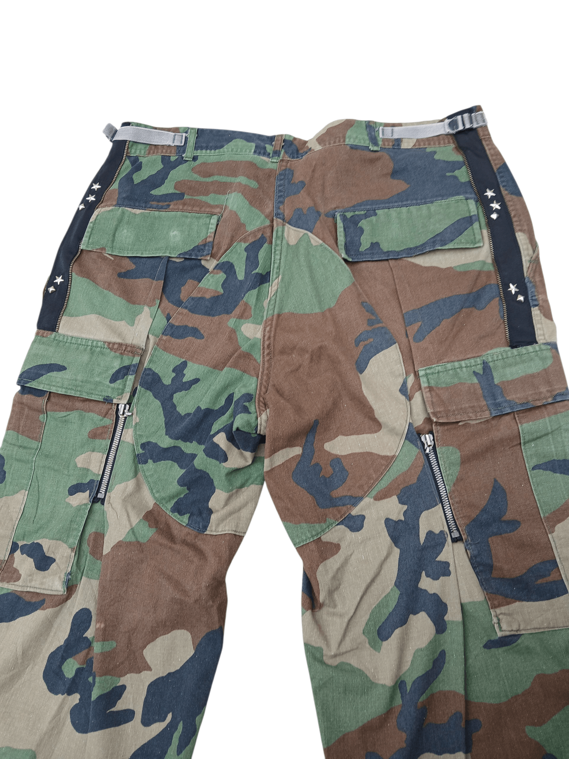 Japanese Brand Vintage woodland combat military kurper too camo cargo pants Size US 36 / EU 52 - 4 Thumbnail