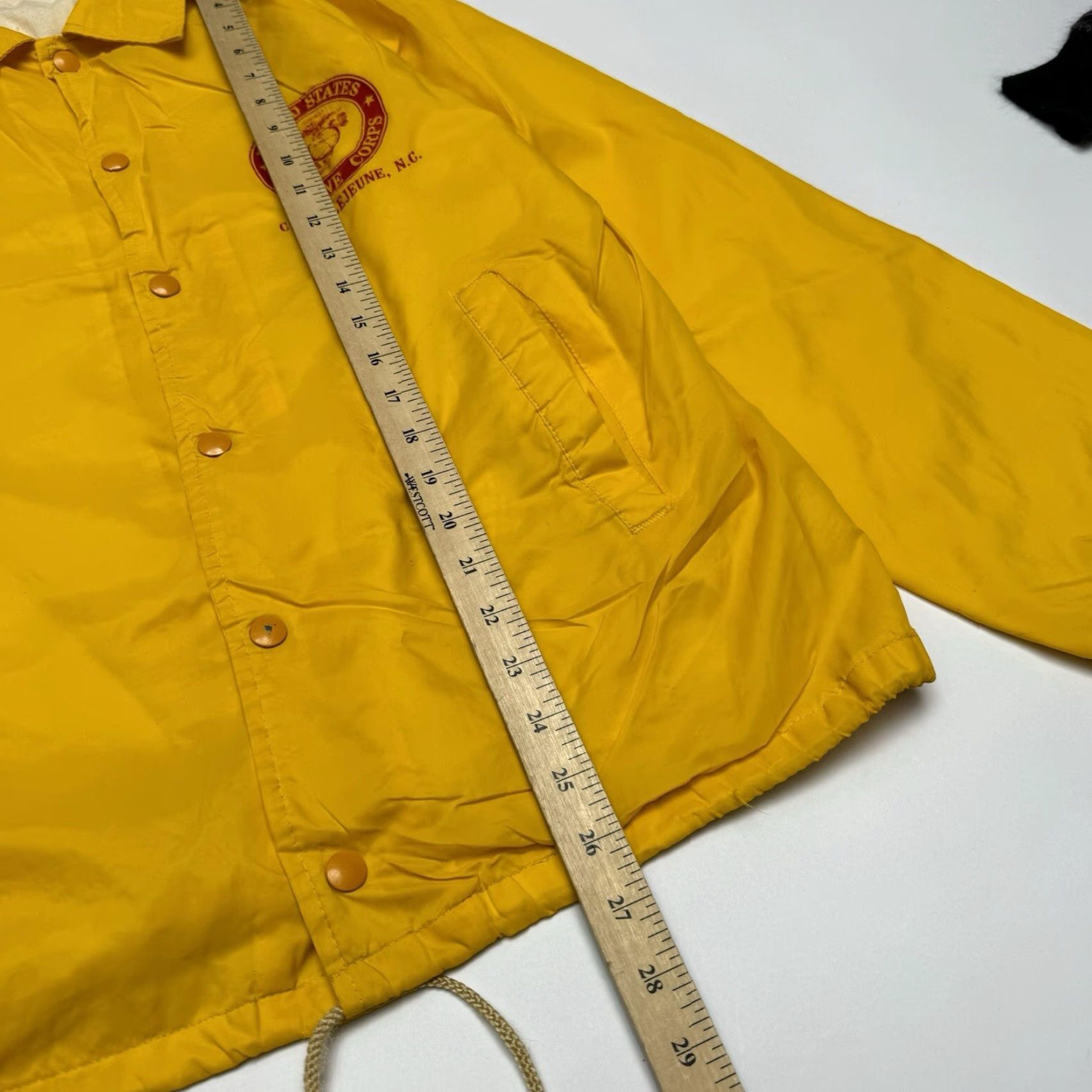 Soffe VINTAGE Soffe Athletic Jacket Mens M Yellow Windbreaker USMC Marine Corps Made USA Size US M / EU 48-50 / 2 - 5 Thumbnail
