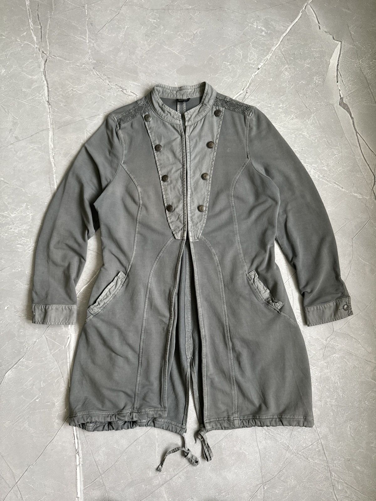 Japanese Brand Hussar 00s Napoleon Military Coat Jacket PPFM Balmain Style Size XL / US 12-14 / IT 48-50 - 1 Thumbnail