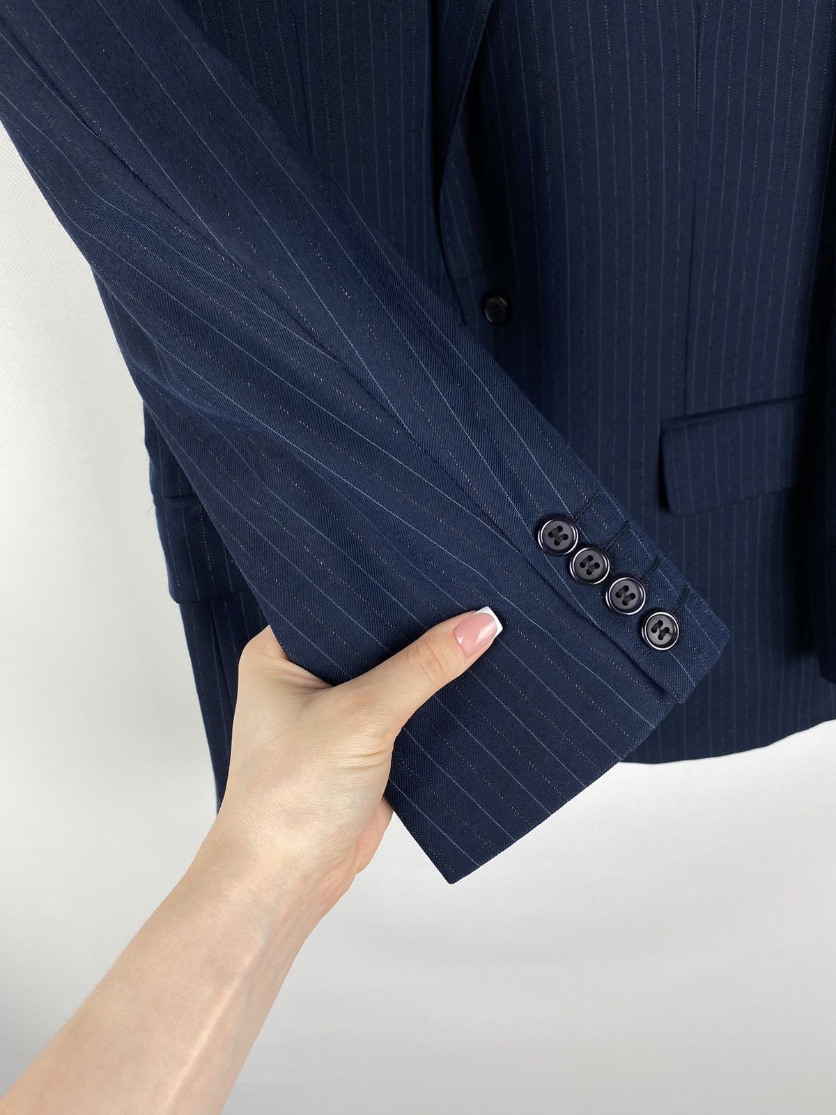 Christian Dior Monsieur × Dior × Vintage Christian Dior Monsieur vintage wool striped blazer jacket Size 40R - 10 Thumbnail