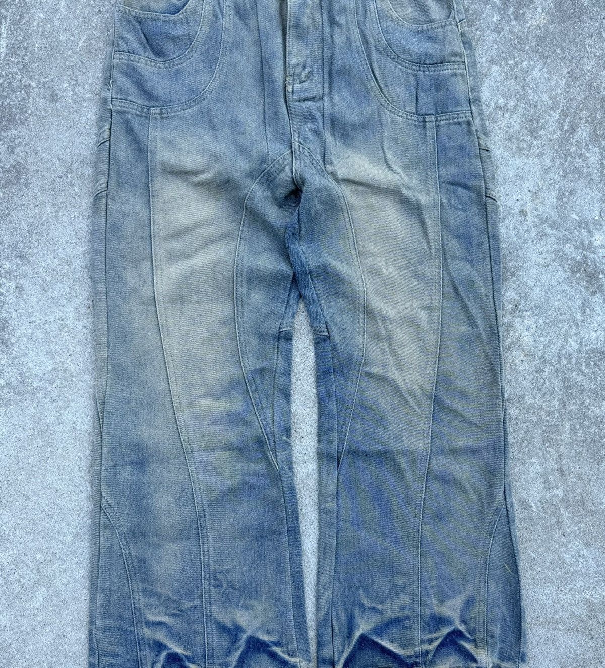 Other Vintage Y2K avantgarde streetwear oversized jeans Size US 32 / EU 48 - 3 Thumbnail