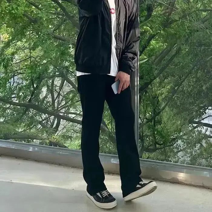 Japanese Brand Black Color Straight Suit Pant Size US 32 / EU 48 - 4 Thumbnail