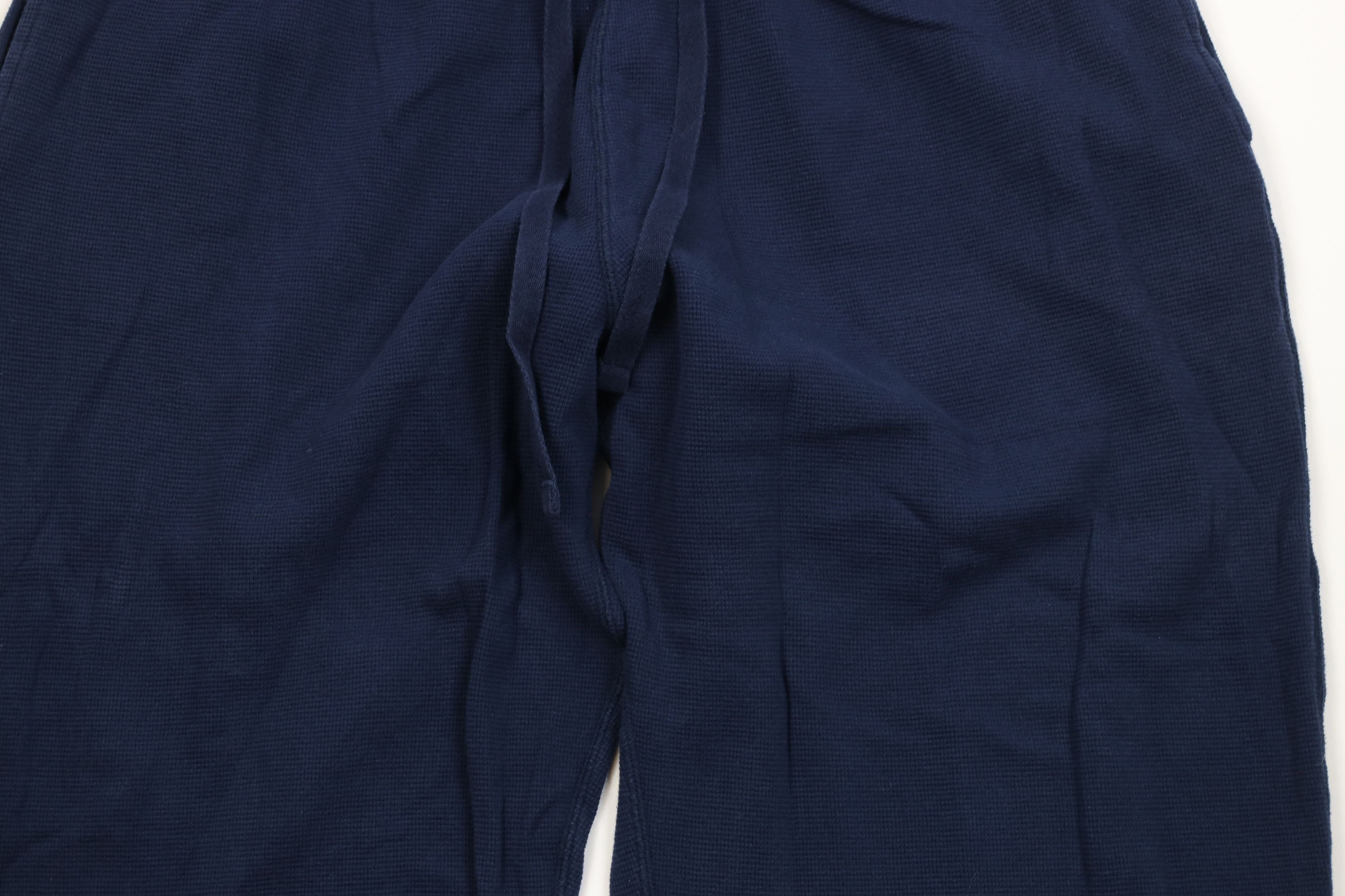 Ralph Lauren Vintage Y2K Ralph Lauren Waffle Wide Leg Sweatpants Blue Size US 38 / EU 54 - 3 Thumbnail