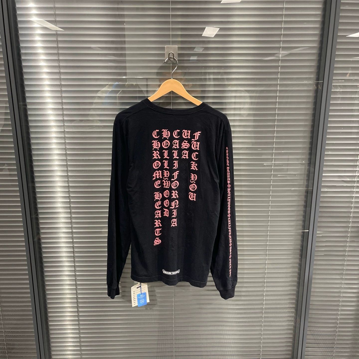 Chrome Hearts Chrome Hearts Red Sanskrit Print Back Longsleeve M Size US M / EU 48-50 / 2 - 1 Thumbnail