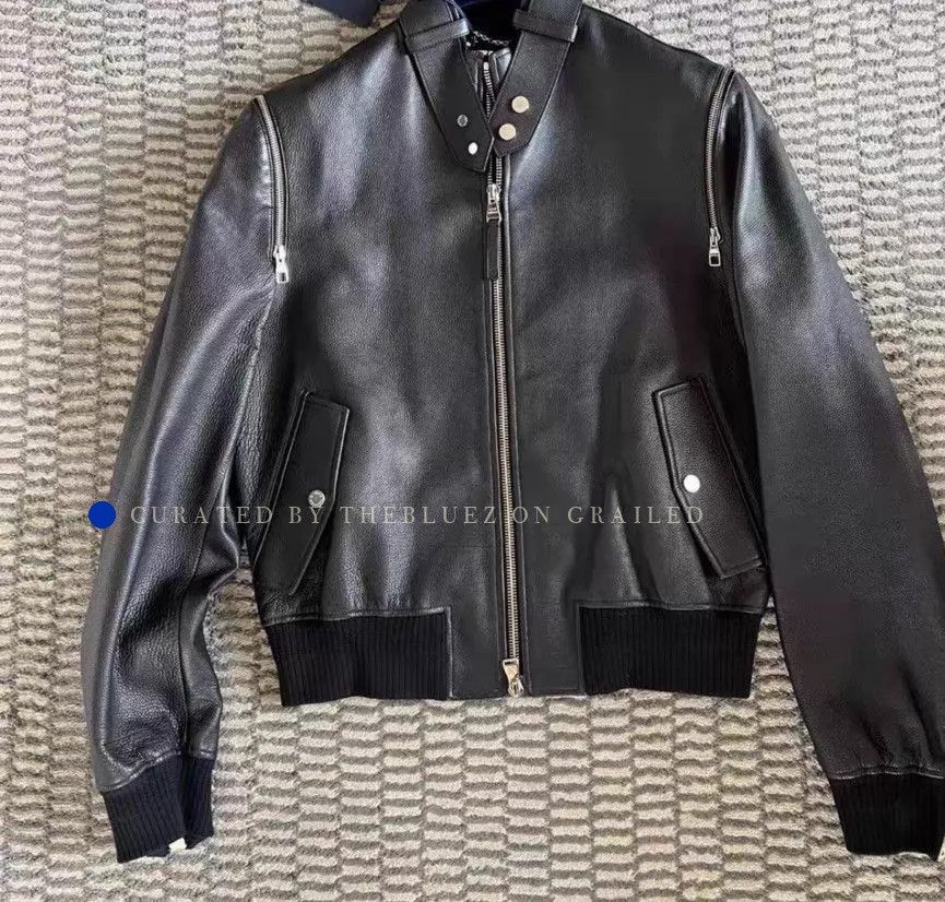 Louis Vuitton Stylish Black Biker Jacket Size US M / EU 48-50 / 2 - 1 Thumbnail