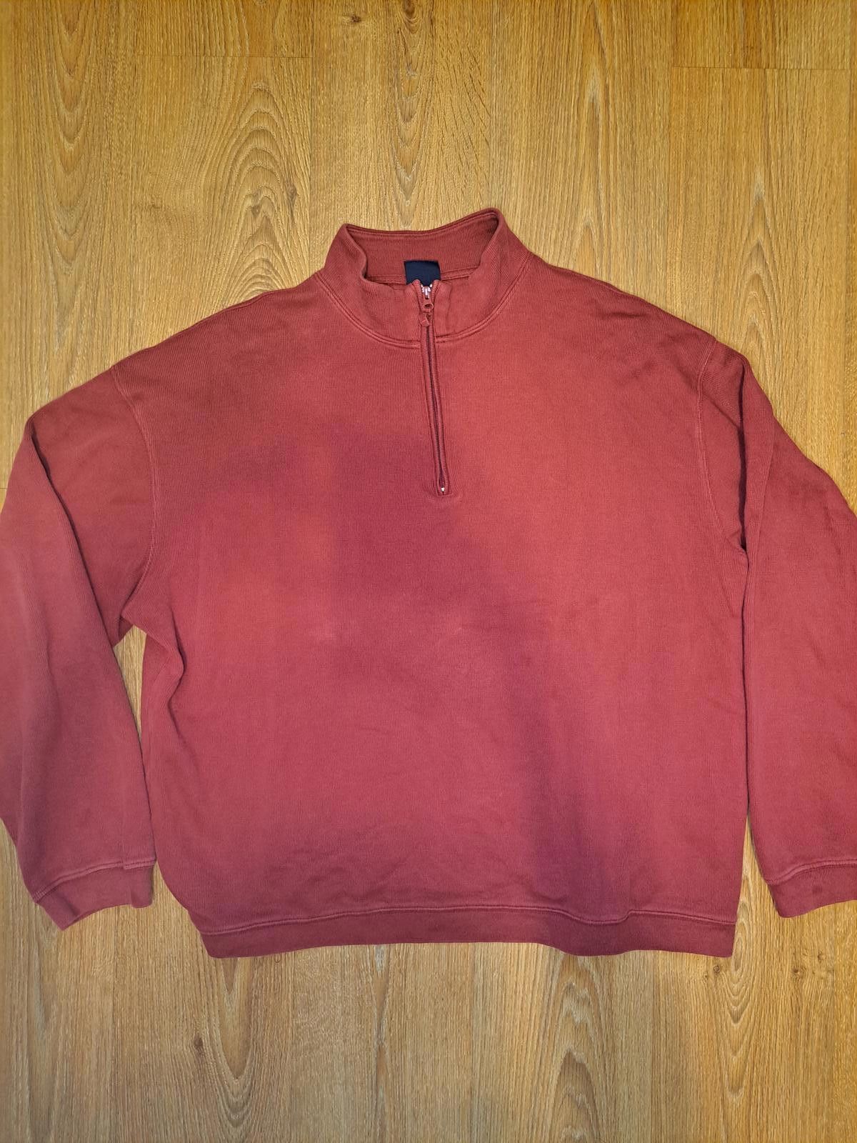 Woolrich Woolen Mills Woolrich Sweater Mens XXL Red 100% Cotton Quarter Zip Size US XXL / EU 58 / 5 - 1 Thumbnail