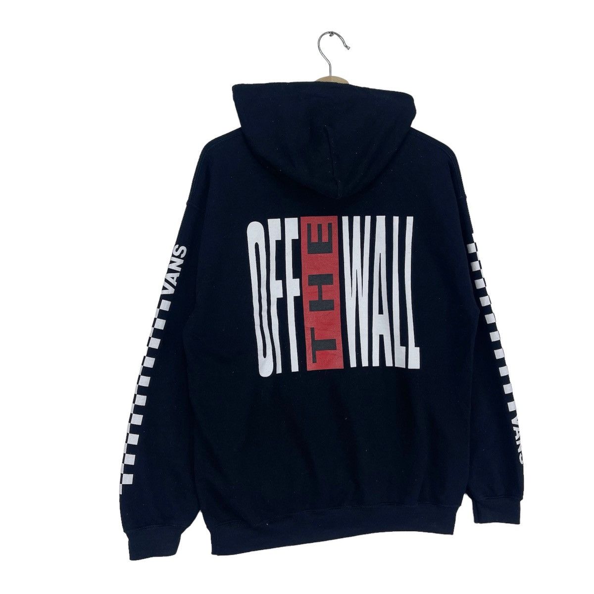 Vans × Vintage Vans Off The Wall Black Hoodie Size US M / EU 48-50 / 2 - 3 Thumbnail