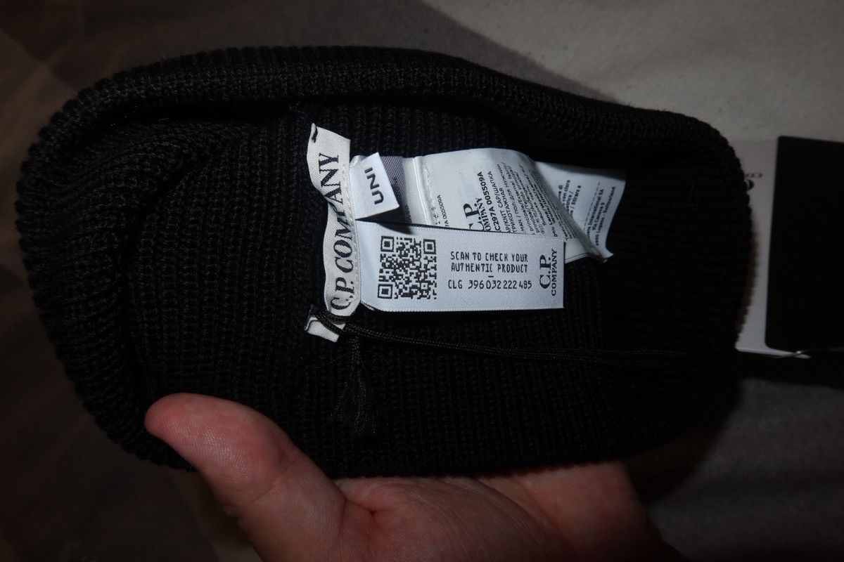 C.P. Company C. P. Company Black lens beanie hat Size ONE SIZE - 4 Thumbnail