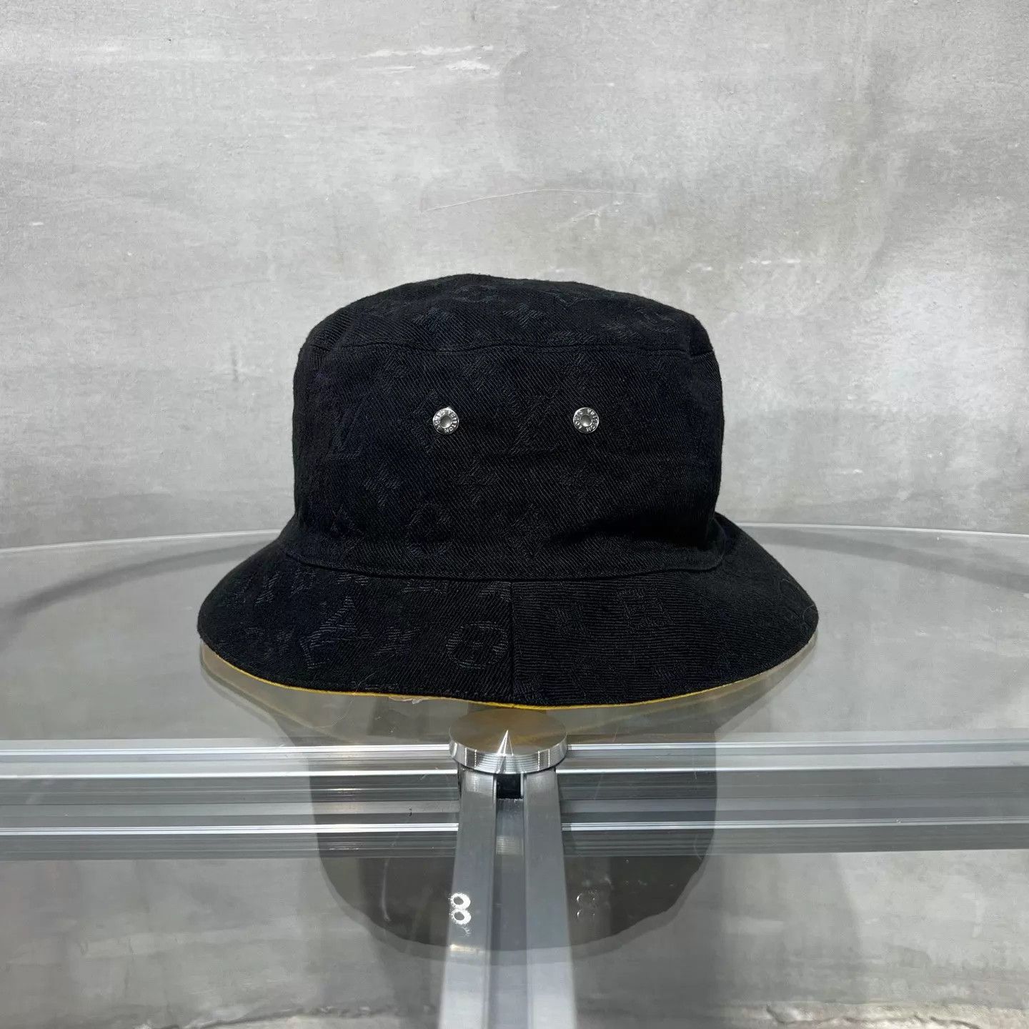 Louis Vuitton LV double-sided fisherman hat FC0246 yellow & black Size ONE SIZE - 2 Thumbnail