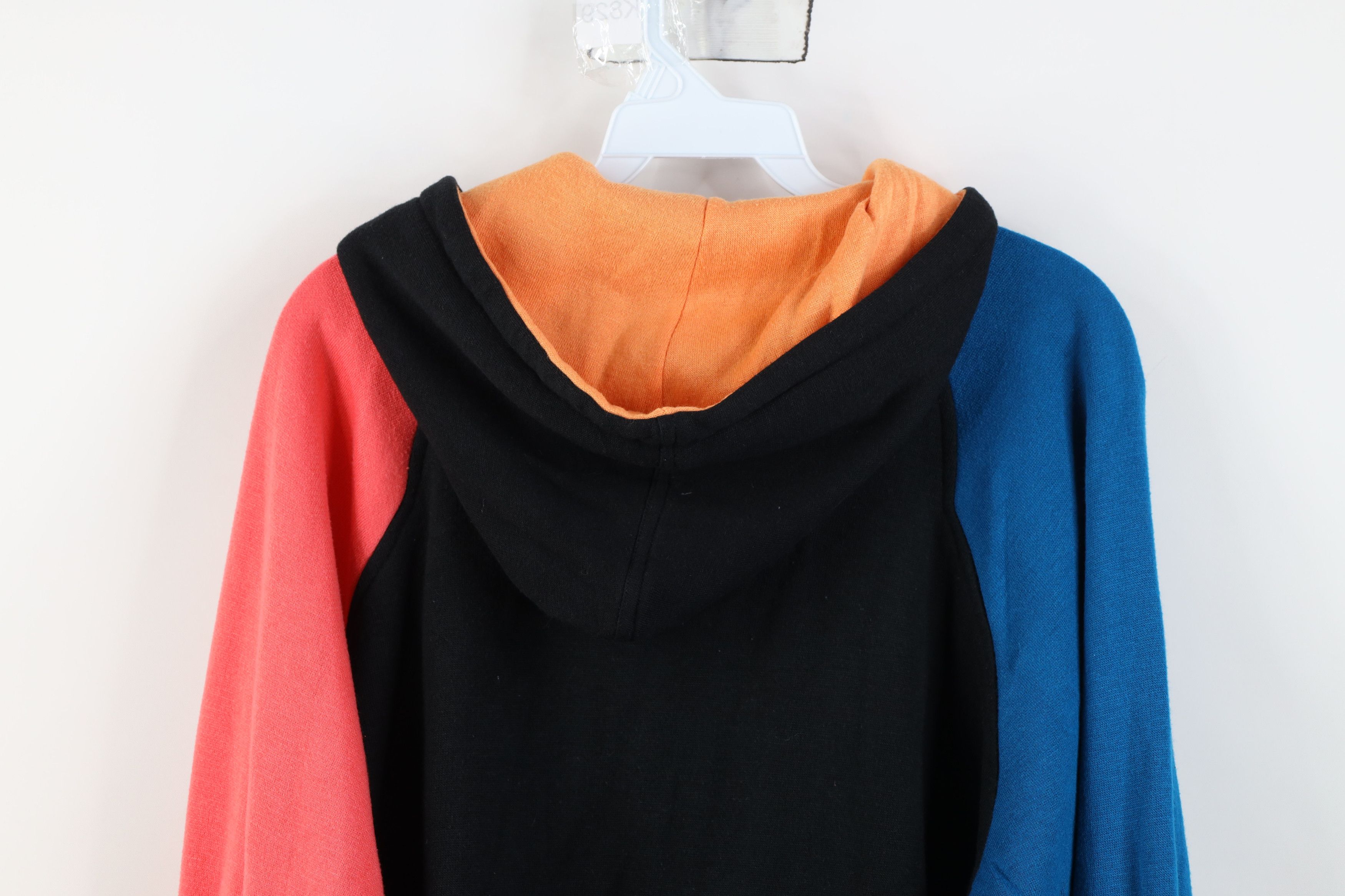 Vintage Vintage 90s Streetwear Block Full Zip Hoodie Sweatshirt Size M / US 6-8 / IT 42-44 - 12 Thumbnail