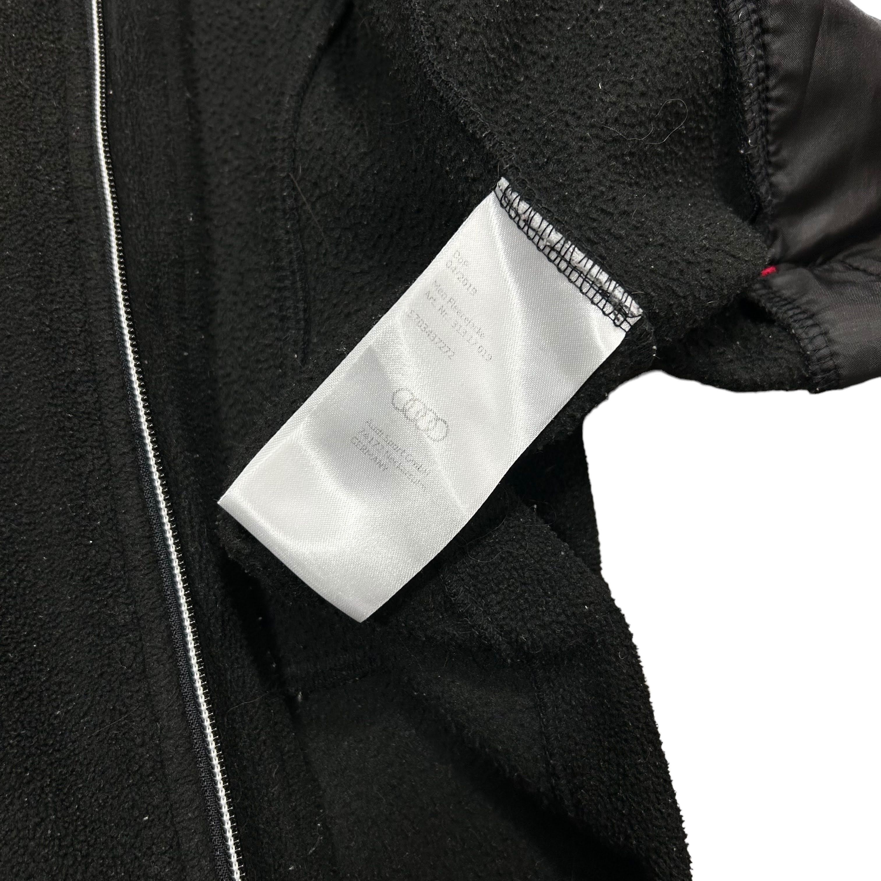 Audi × Vintage Audi Black Full Zip Fleece Jacket Sweatshirt Size Large Size US L / EU 52-54 / 3 - 7 Thumbnail
