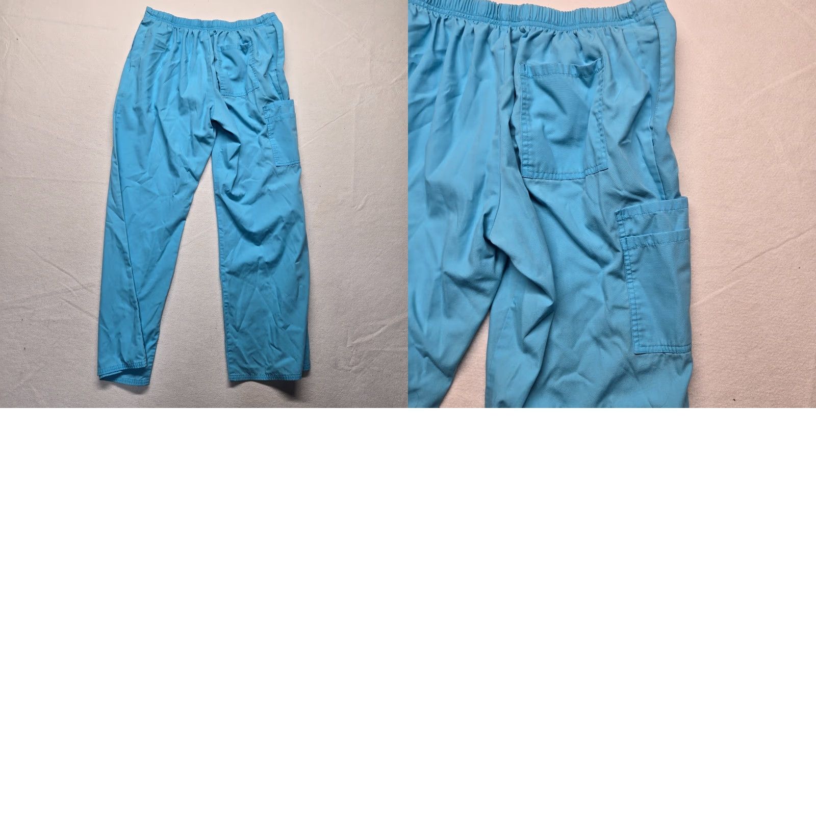 Vintage VINTAGE SB Scrubs Womens Medical Uniform Pants Long Elastic Drawstring Pocket Medium Blue Women Size 32" / US 10 / IT 46 - 8 Thumbnail