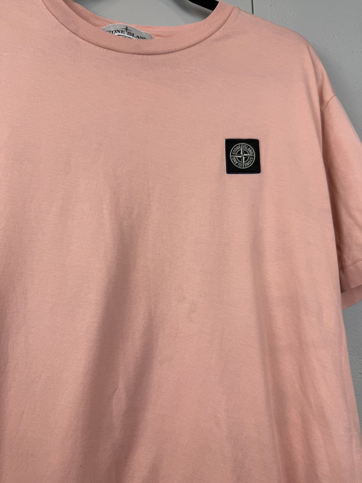 Stone Island Vintage Pink T-shirt Stone Island Size US XL / EU 56 / 4 - 2 Thumbnail