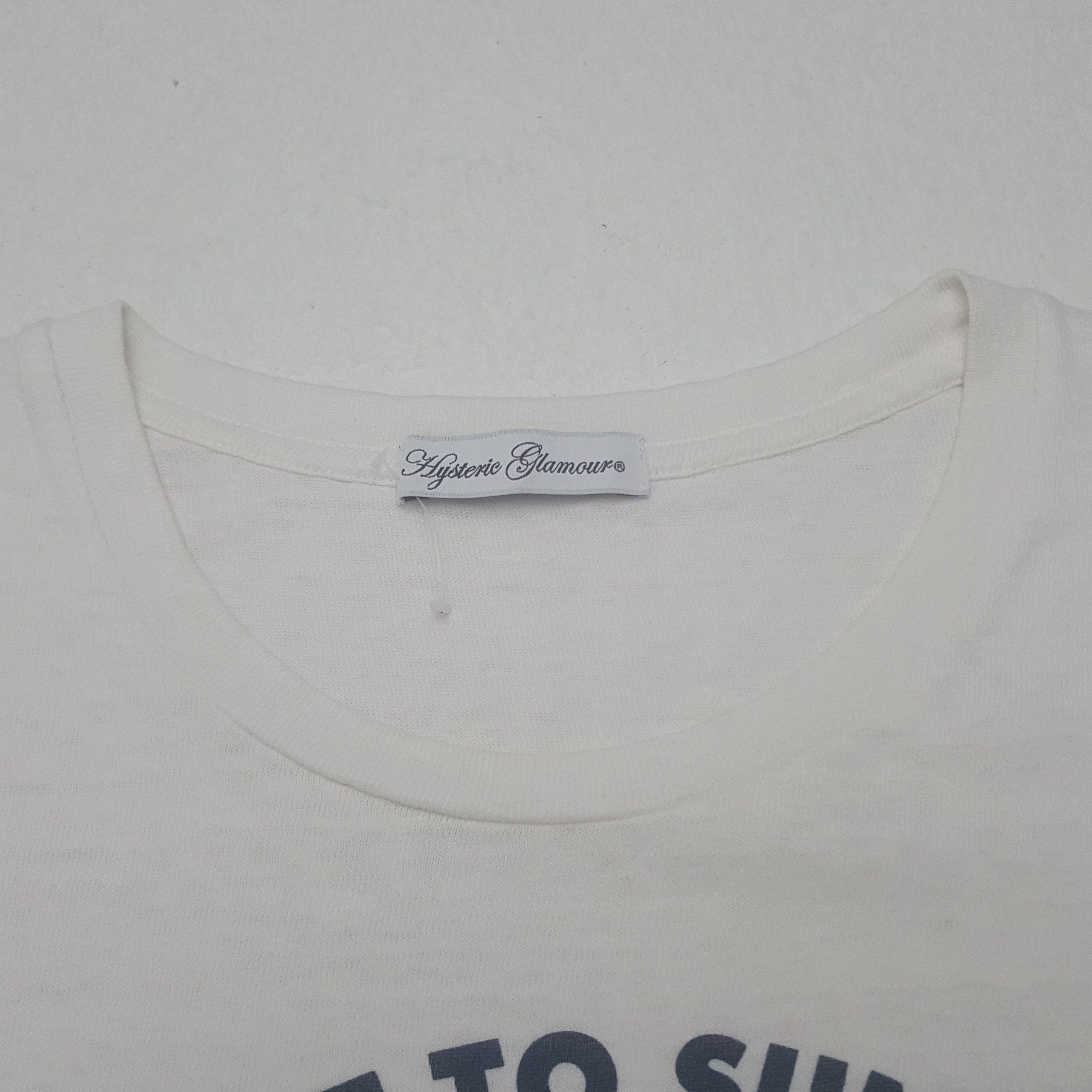 Hysteric Glamour × Japanese Brand × Vintage Vintage Hysteric Glamour Japanese Tshirt Size S / US 4 / IT 40 - 5 Thumbnail