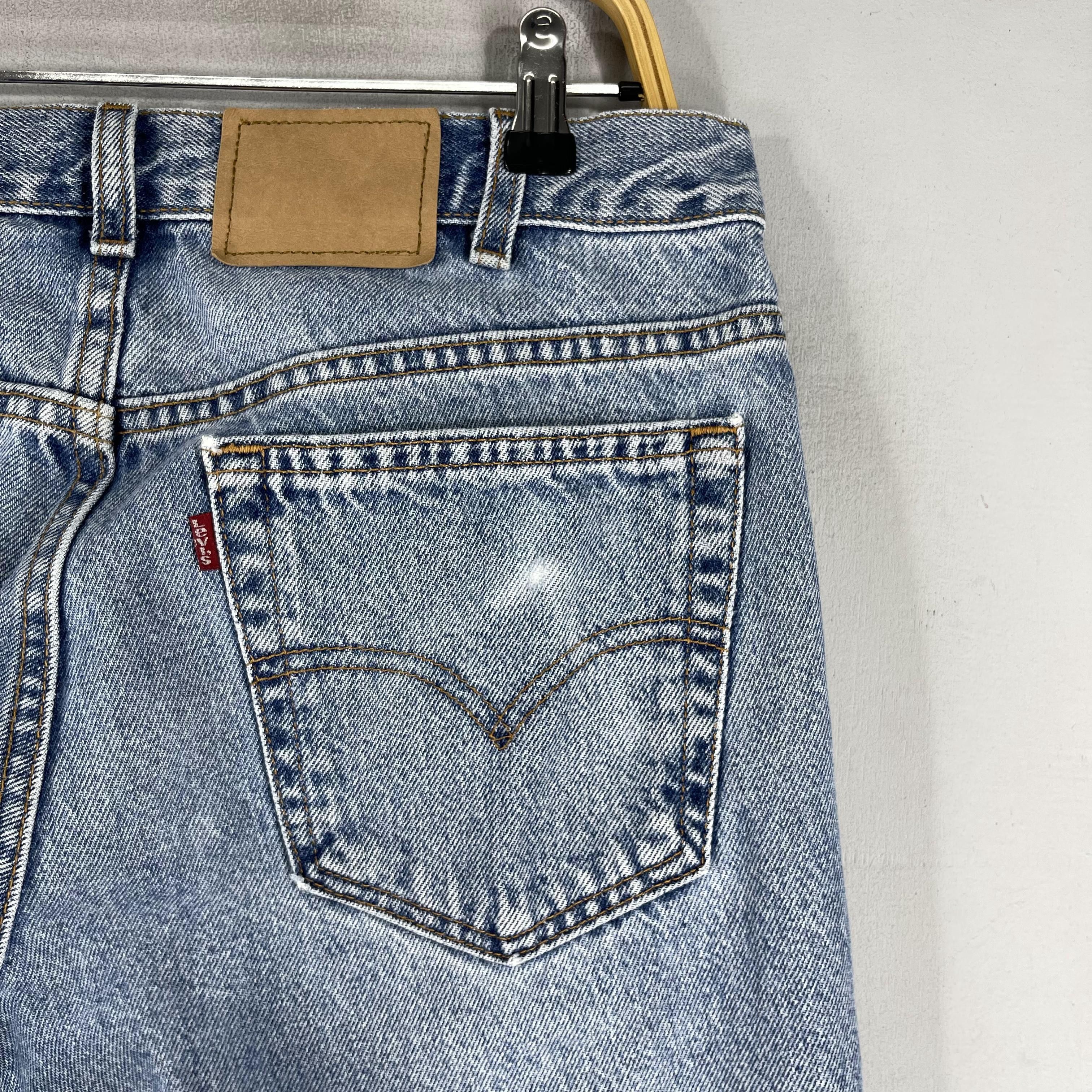 Levi's × Vintage W34 L29 Vintage Distressed Levis 550 Mid Rise Husky Jeans Size 34" / US 12 / IT 48 - 7 Thumbnail